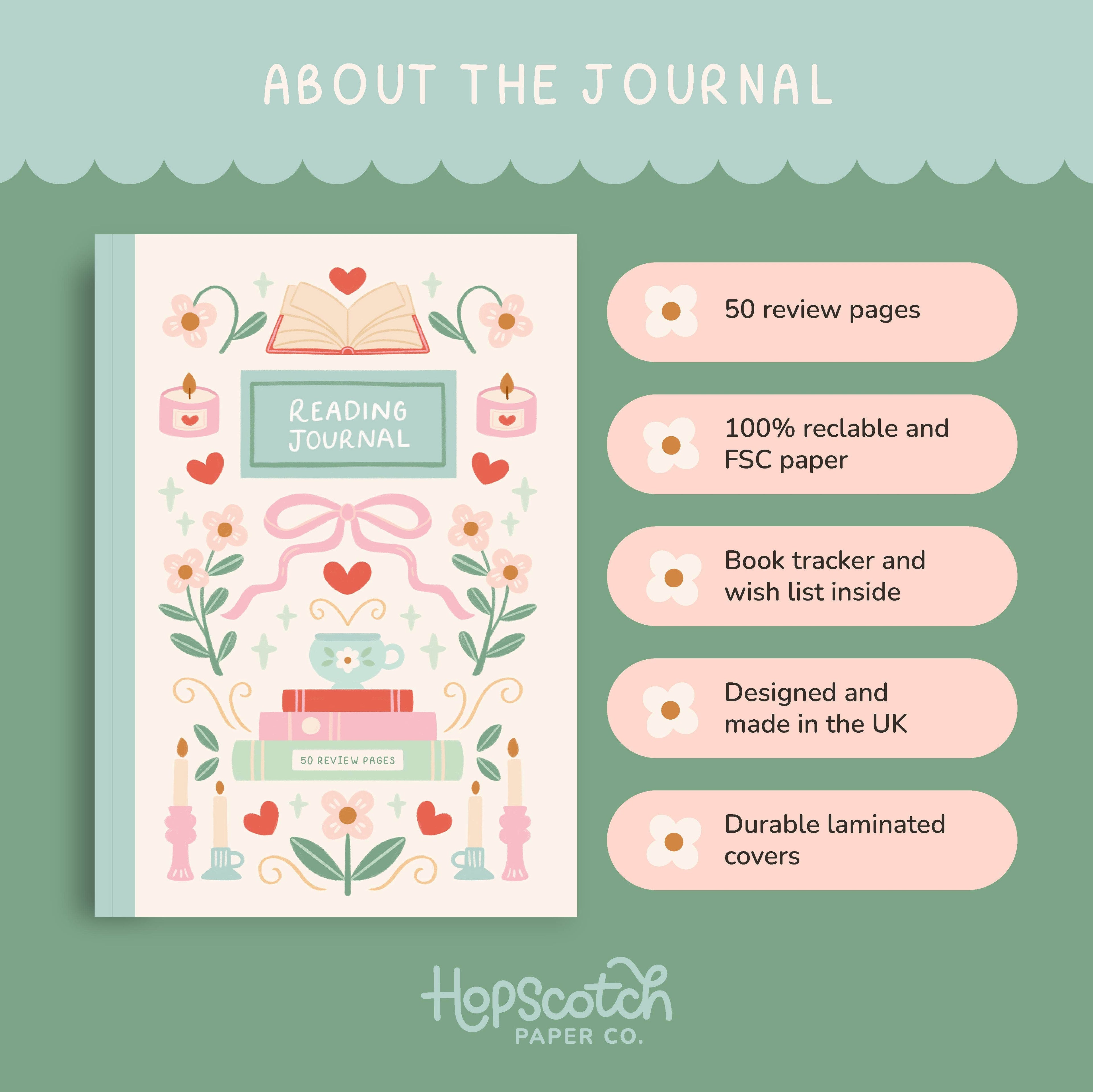 Hopscotch Paper Co. - 50 Page Reading Journal