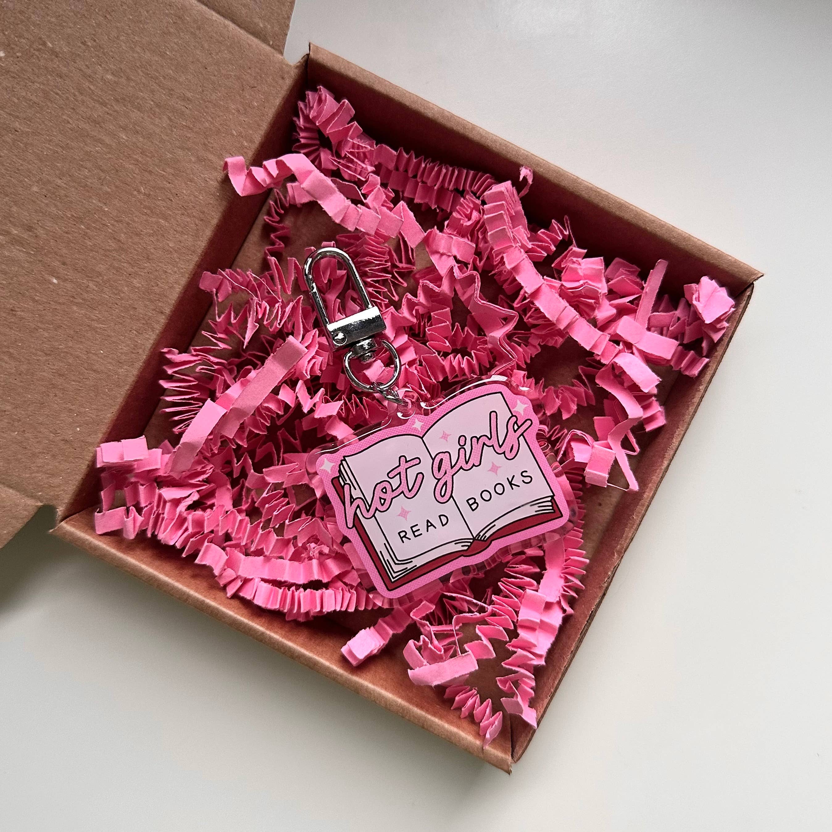 Dolly's Doodles - Hot Girls Read Books Keyring