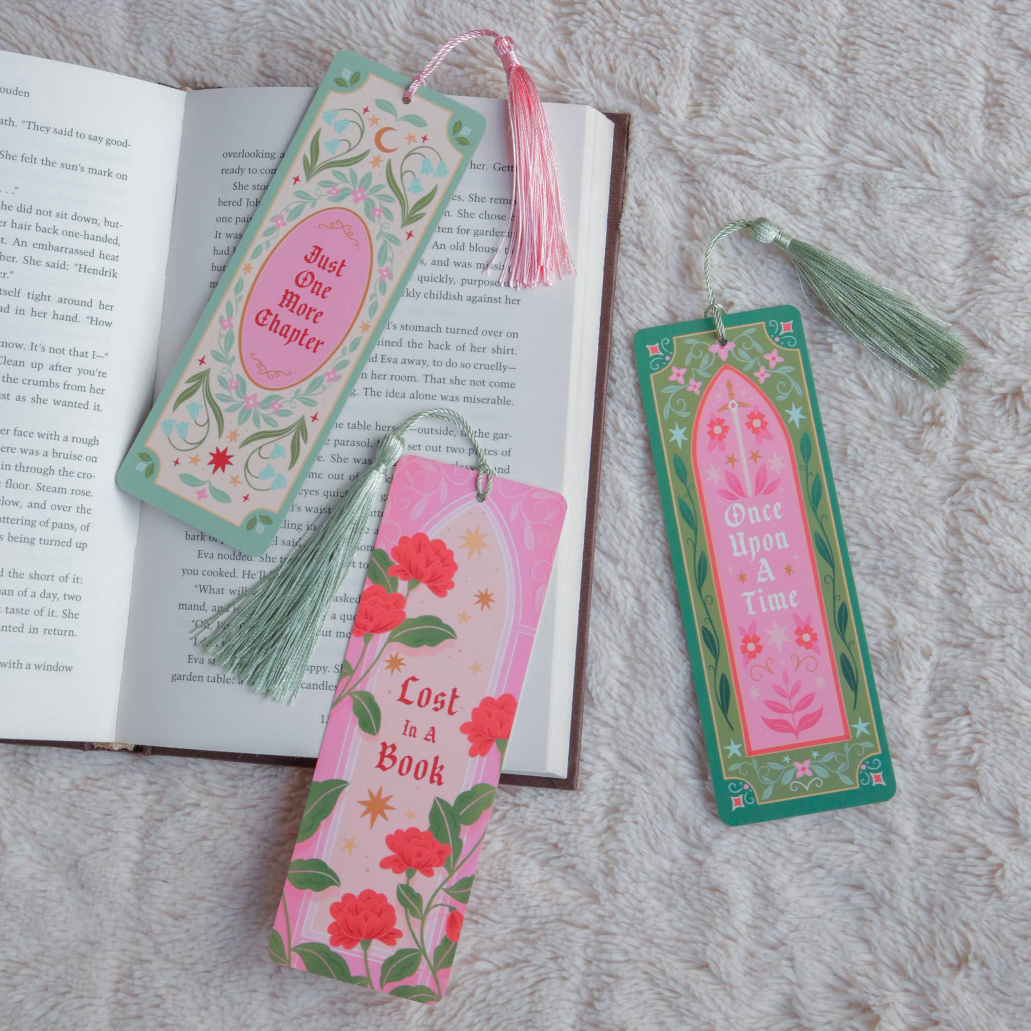 Once Upon A Time Fantasy Bookmark with Tassel