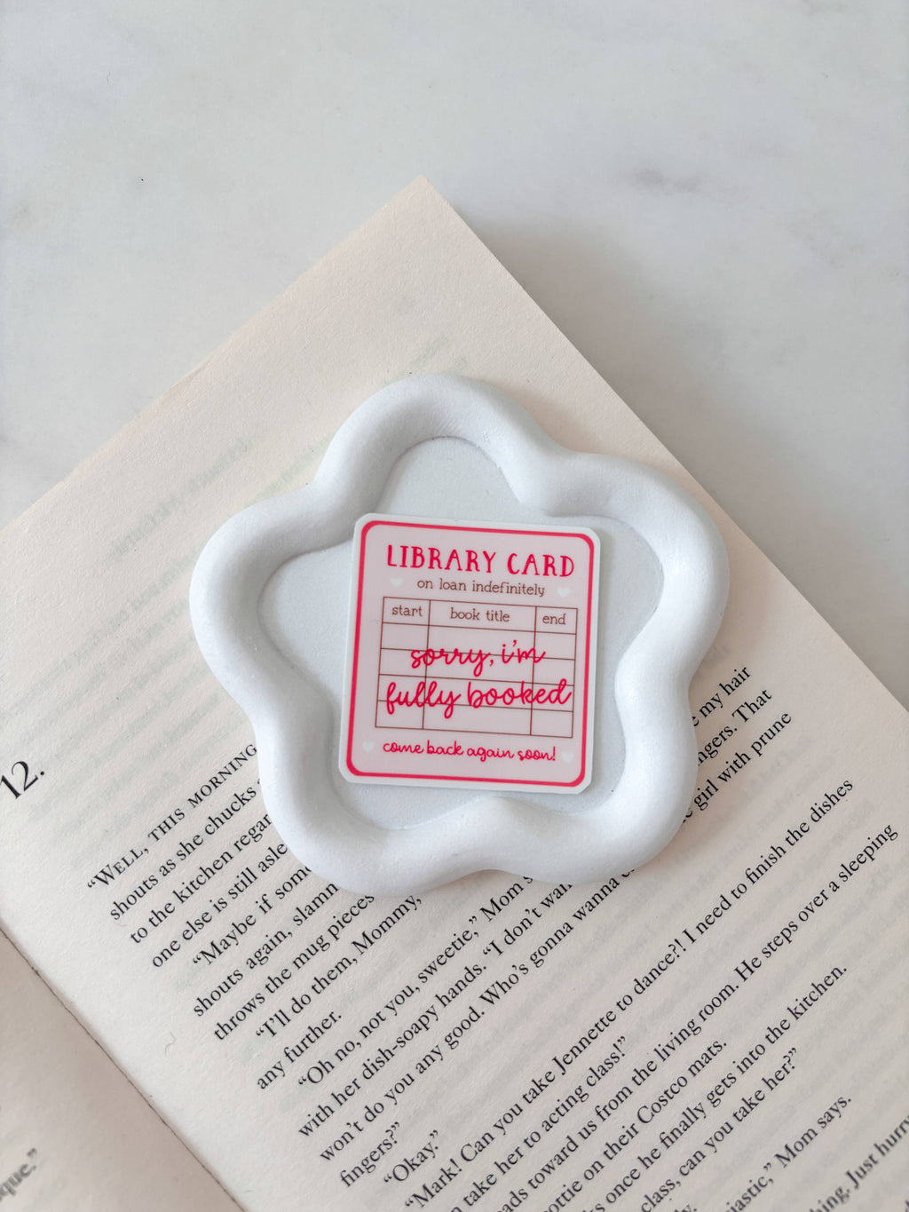 Fleurs on Sunday - I'm Fully Booked Sticker