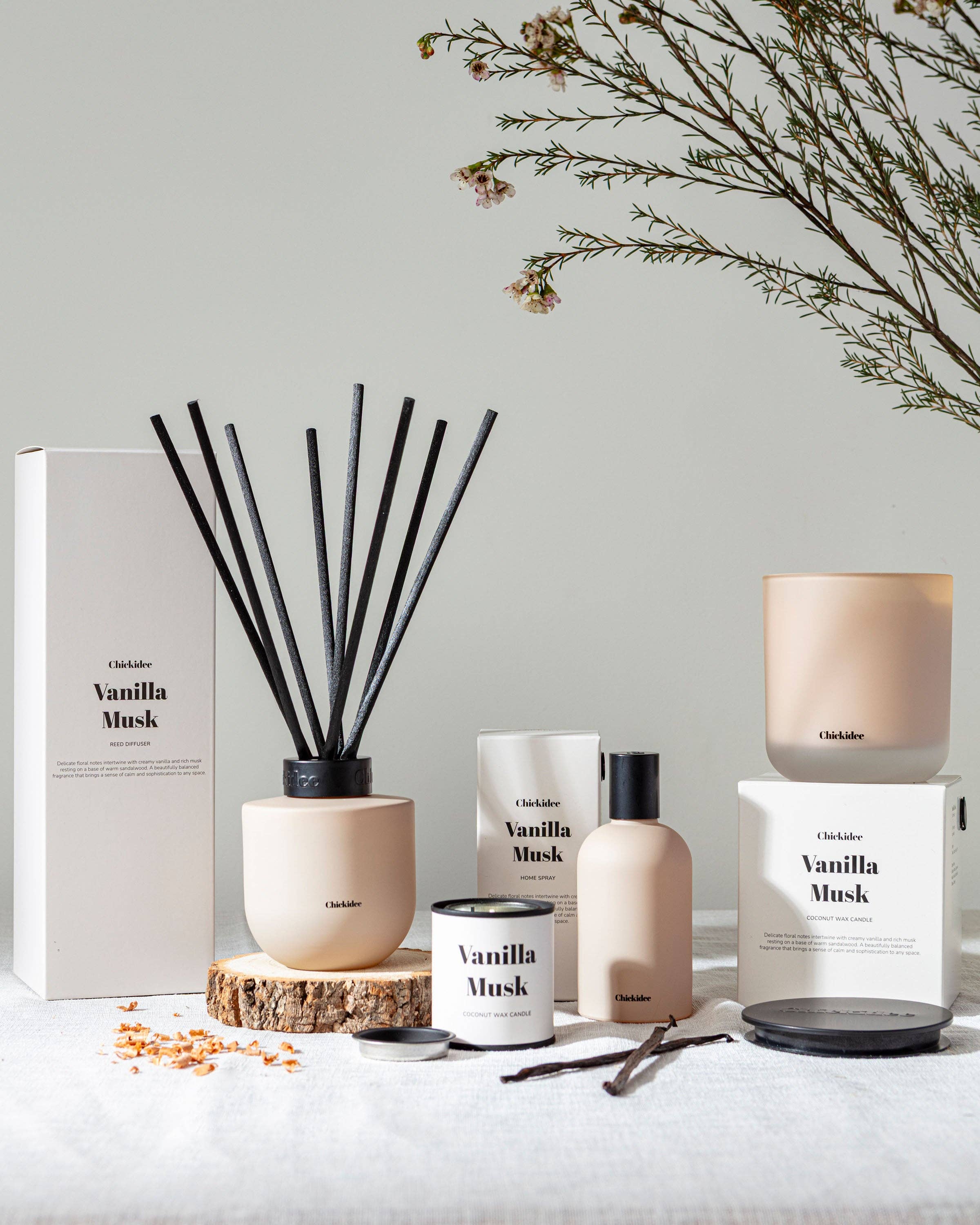 Vanilla Musk Core Reed Diffuser
