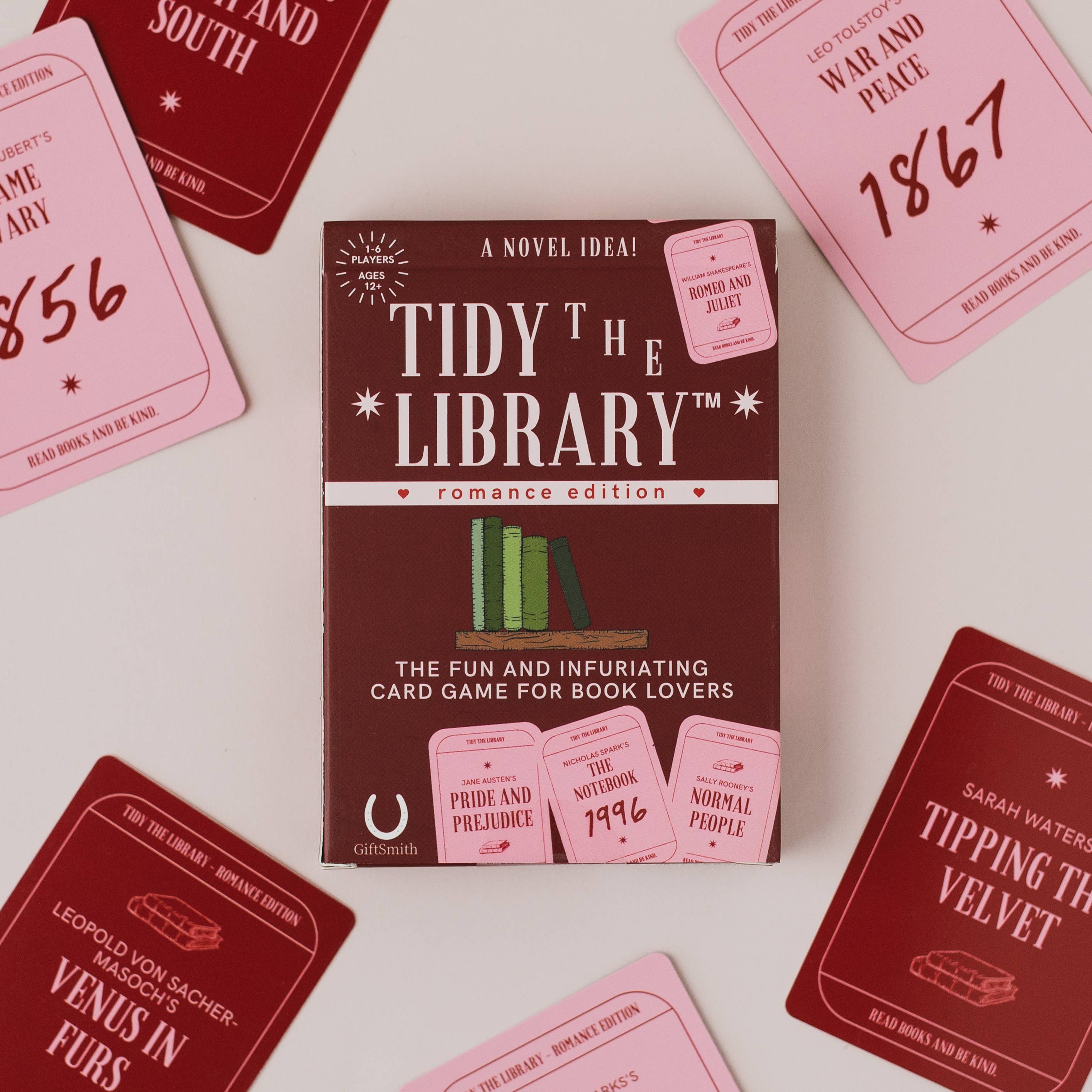 TIDY THE LIBRARY: The Romance Edition - Bookish Card Game