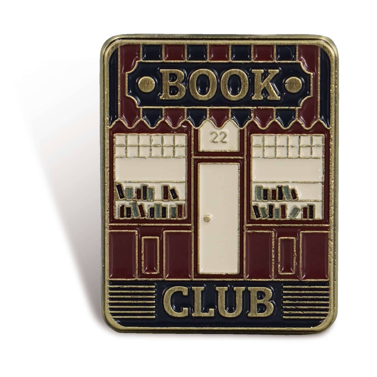 Book Club Reading Pin - Bookshop Design