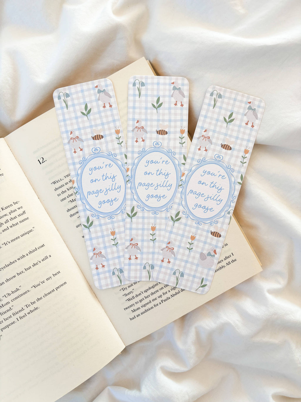 You're On This Page Silly Goose Bookmark