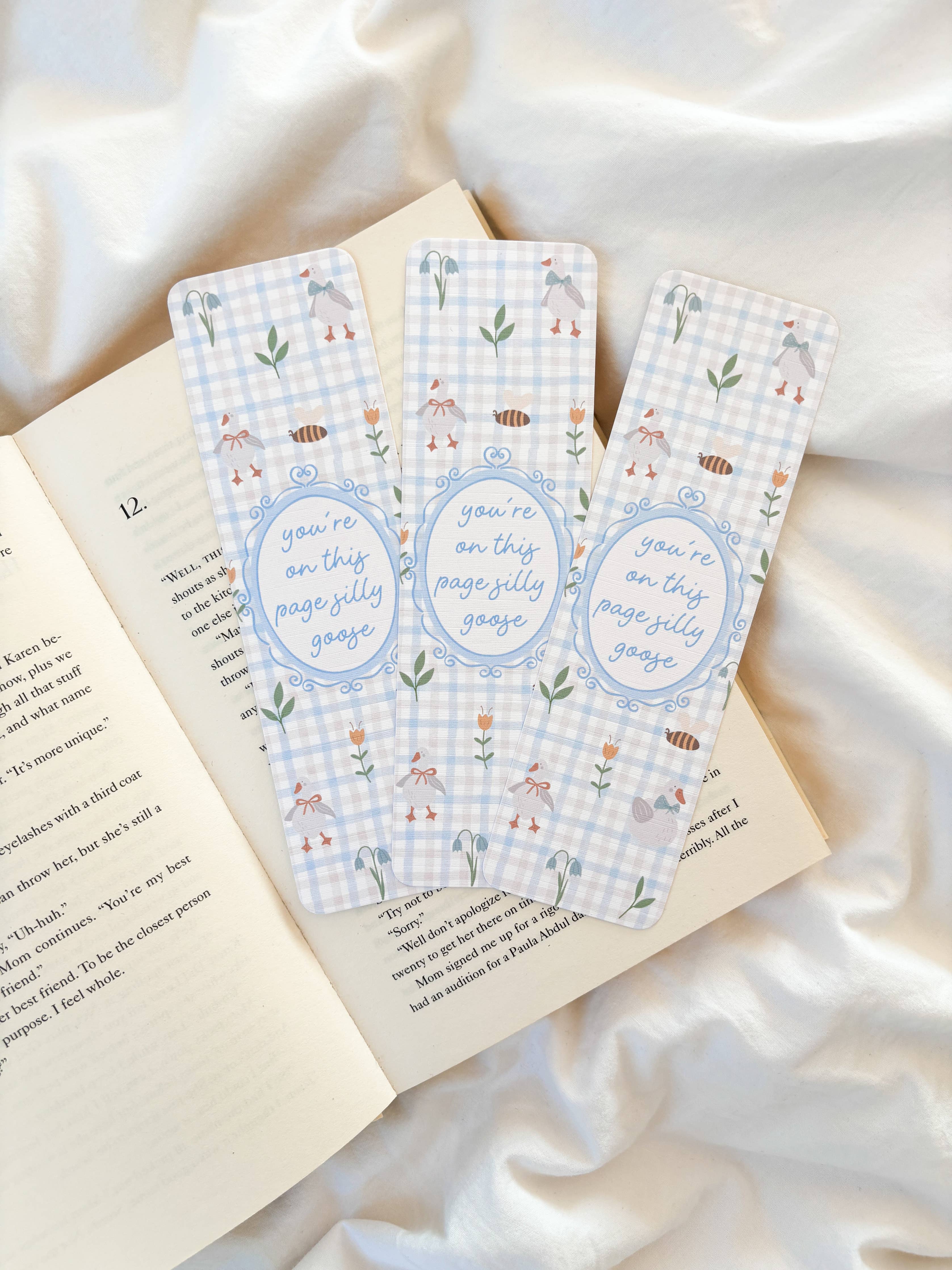 You're On This Page Silly Goose Bookmark