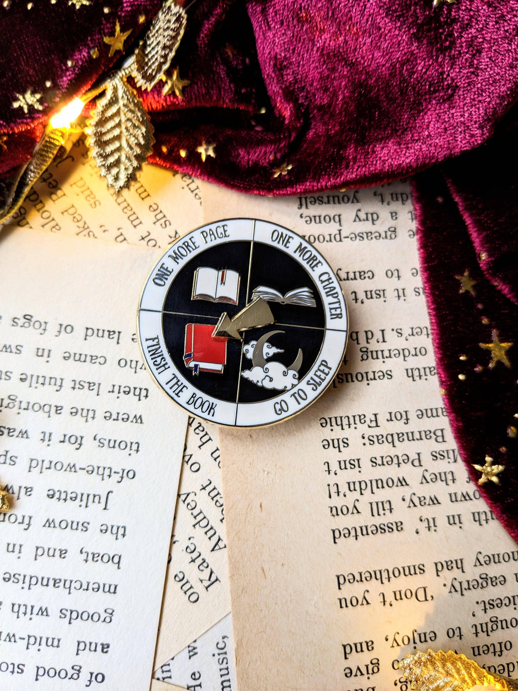 Joyella Design - Readers Spinner Enamel Pin
