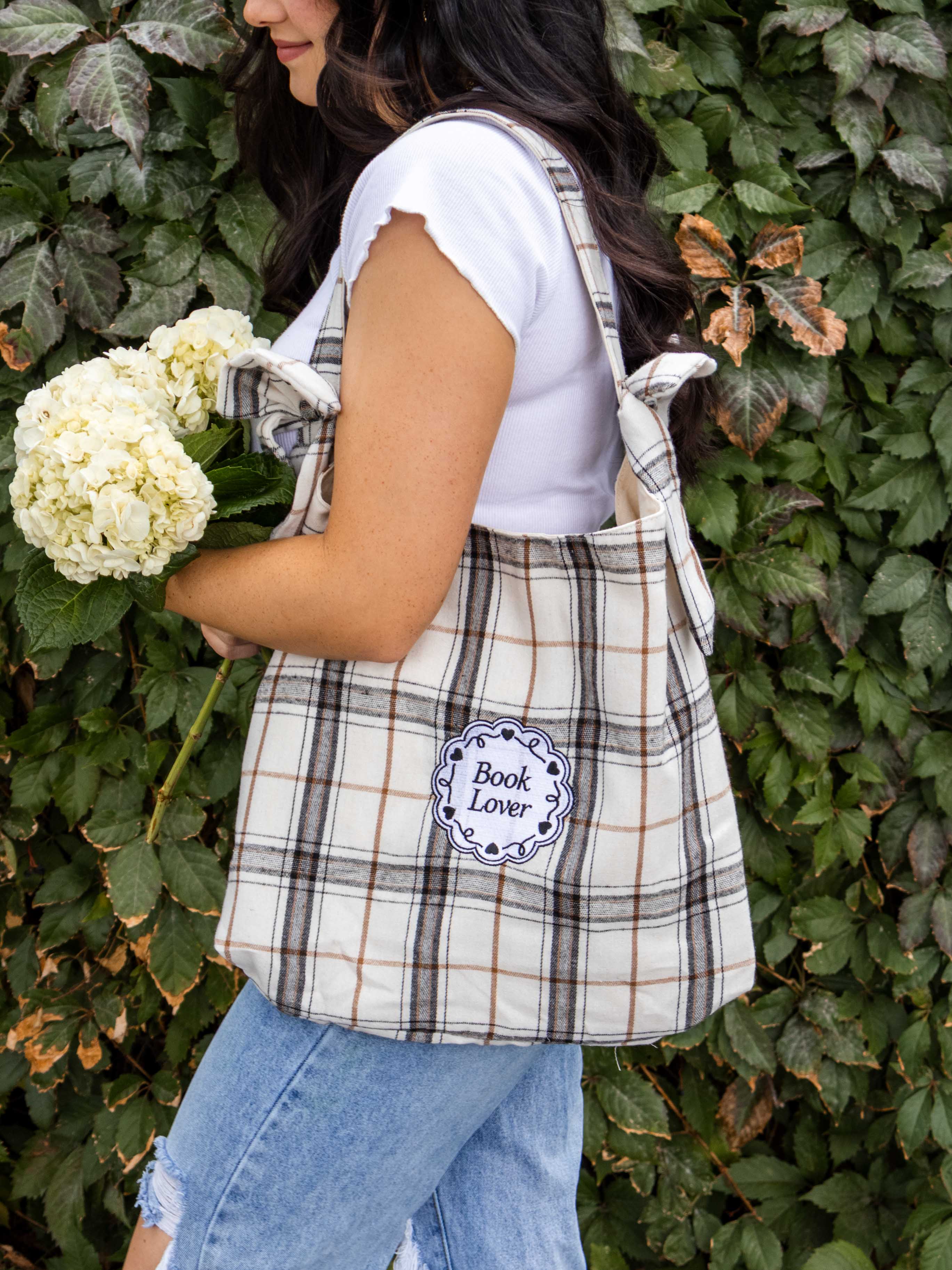 Book Lover Bow Tote