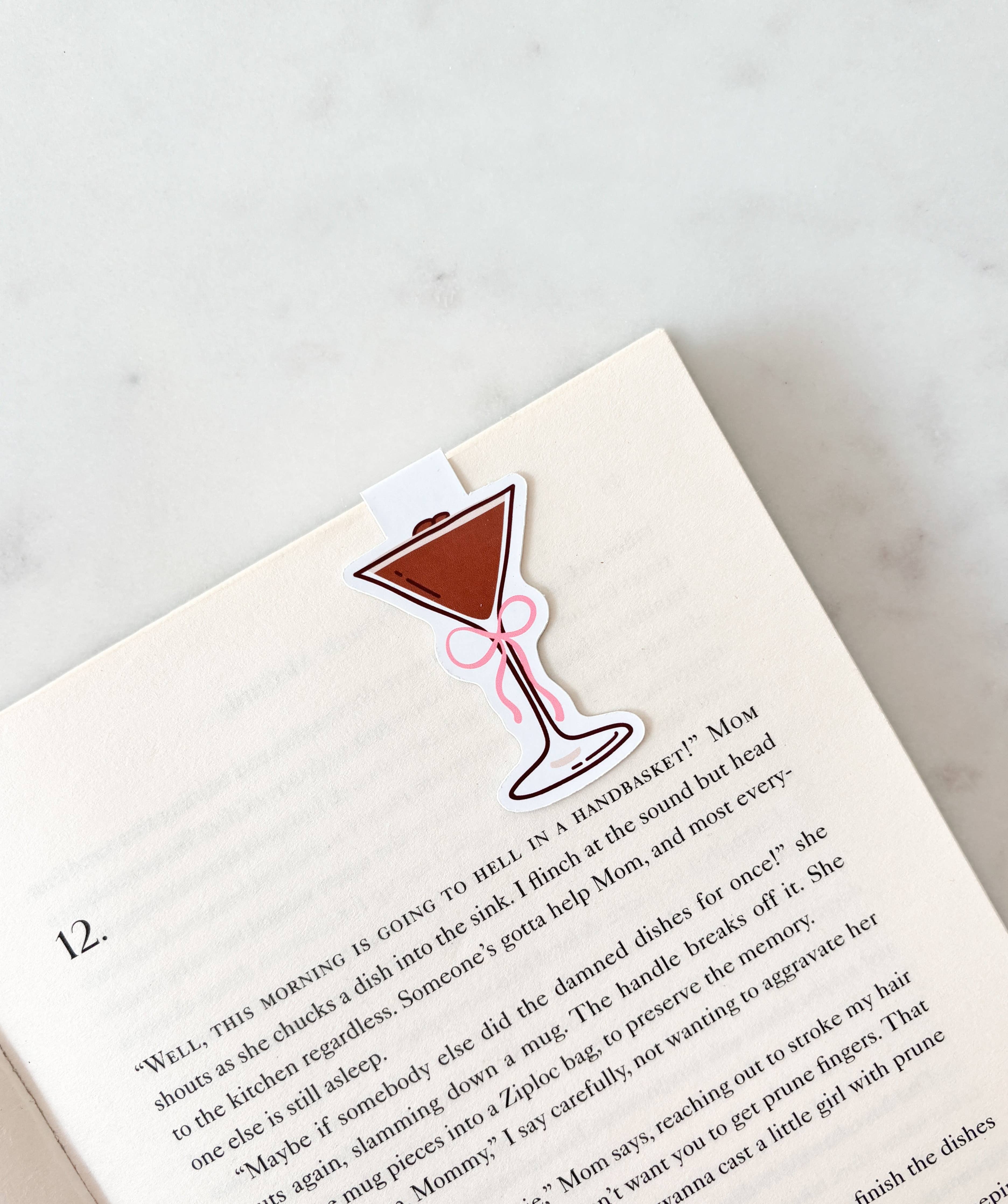 Espresso Martini Magnetic Bookmark