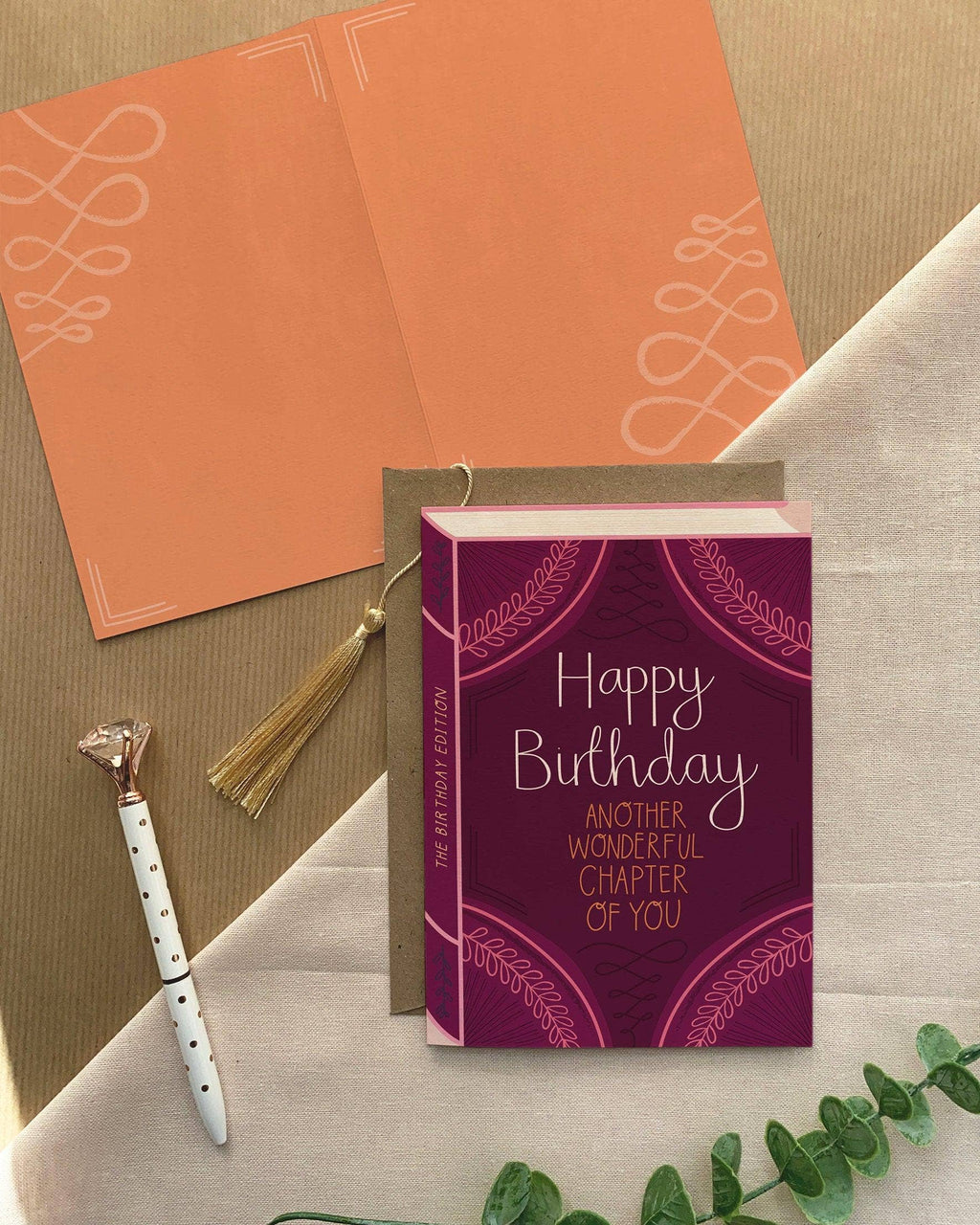 Another Wonderful Chapter of You Birthday Book Greeting Card