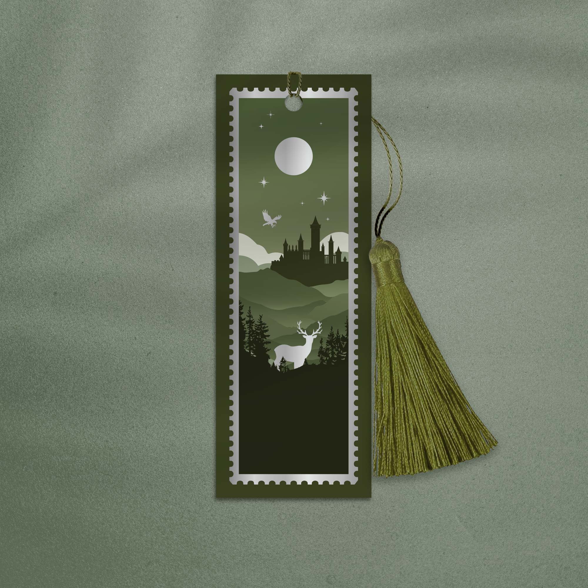 Silver Foiled Terrasen Stamp Bookmark, TOG Bookmark