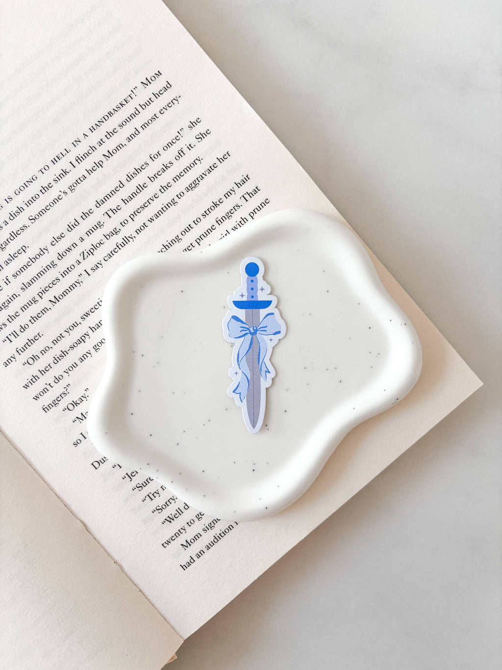 Fleurs on Sunday - Romantasy Sword Sticker