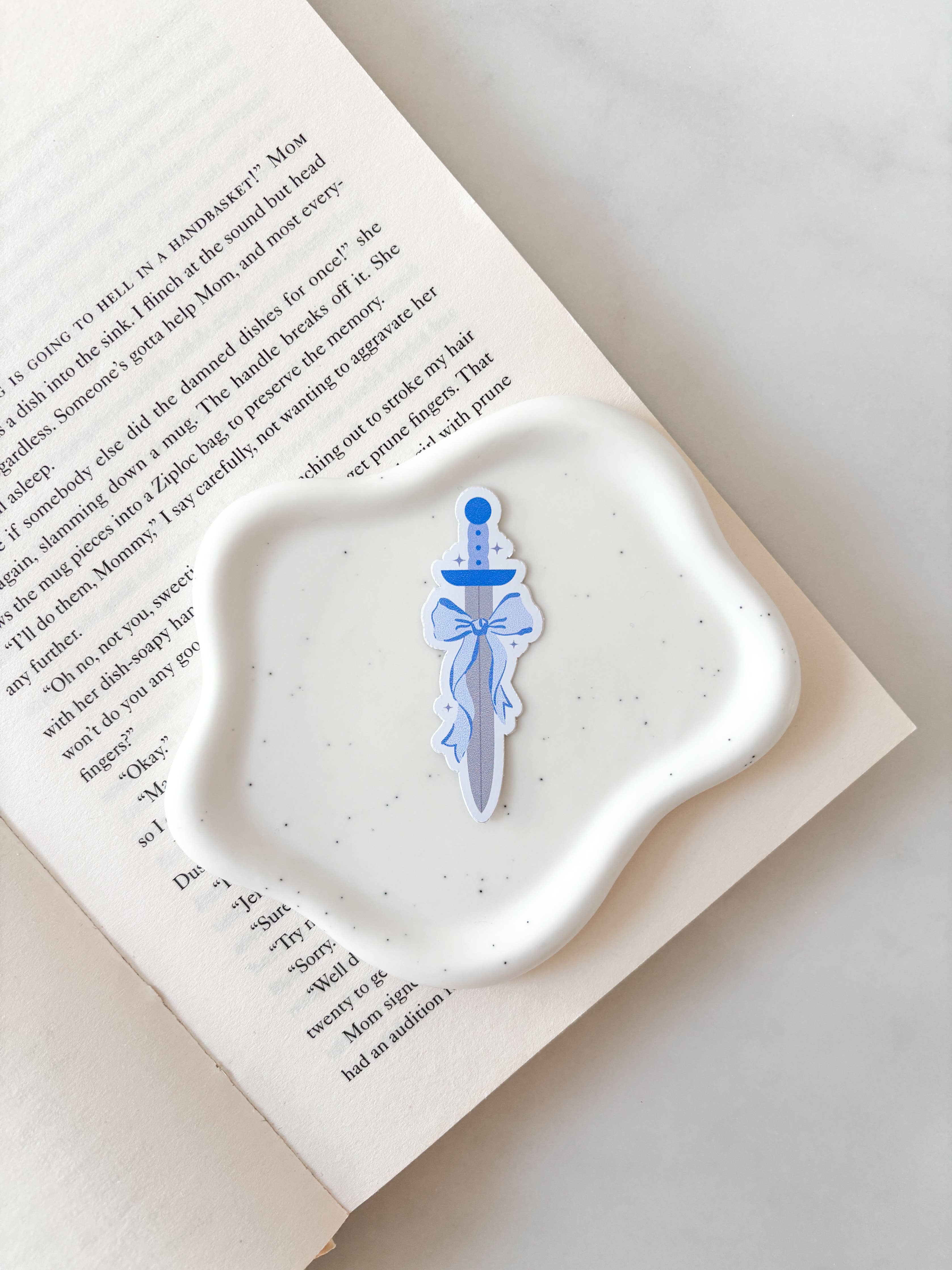 Fleurs on Sunday - Romantasy Sword Sticker