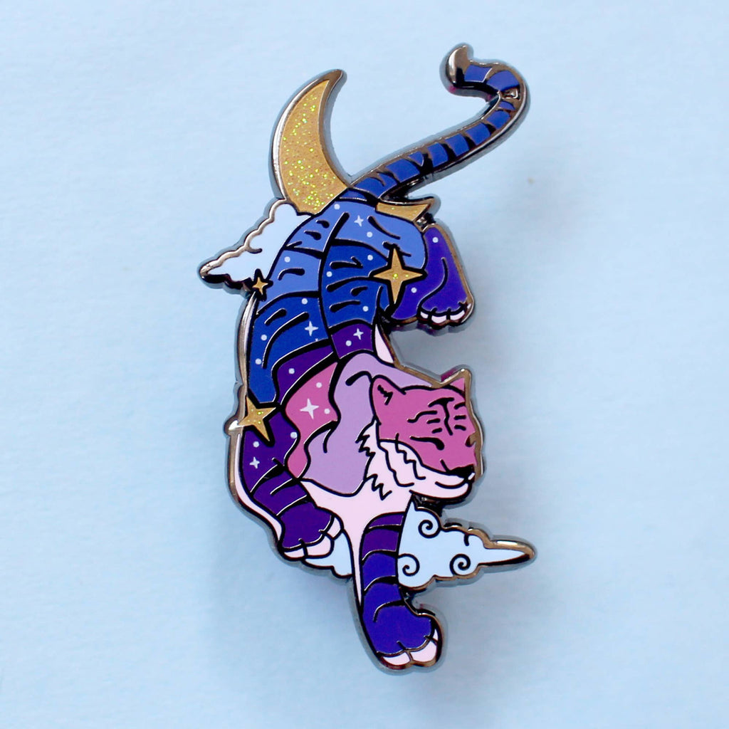 Glitter Punk - Celestial Tiger Enamel Pin