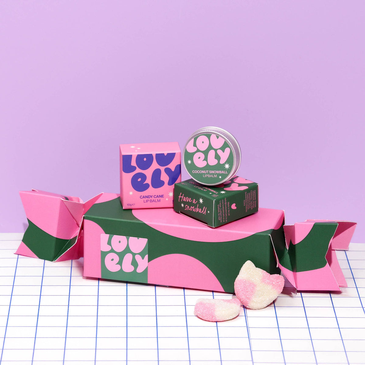Christmas Cracker Lip Balm Gift Set