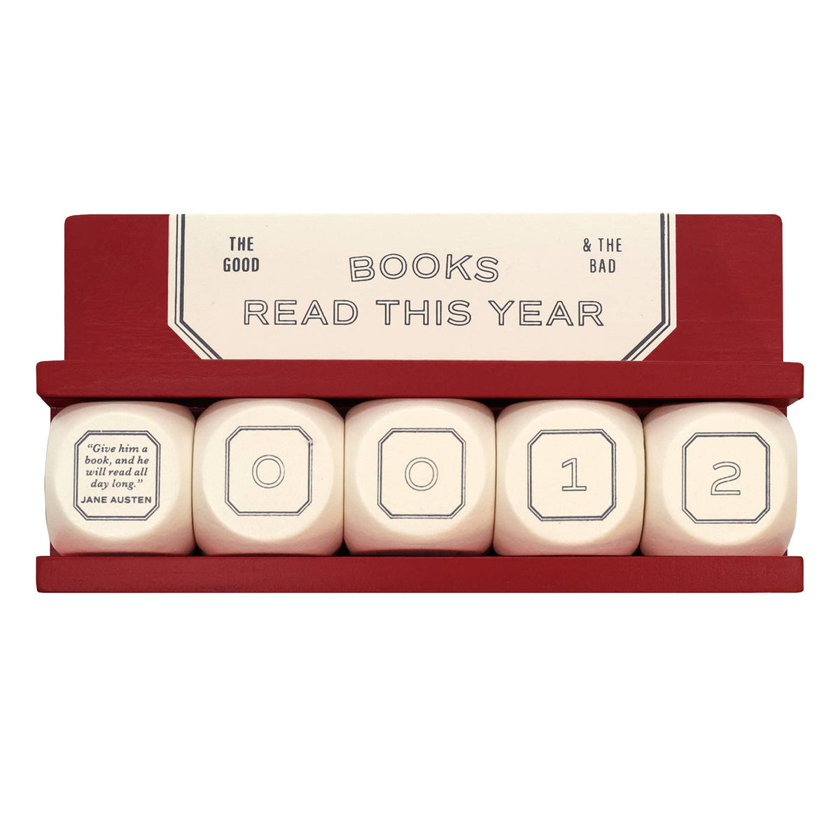 The Reading Room Wooden Book Counter