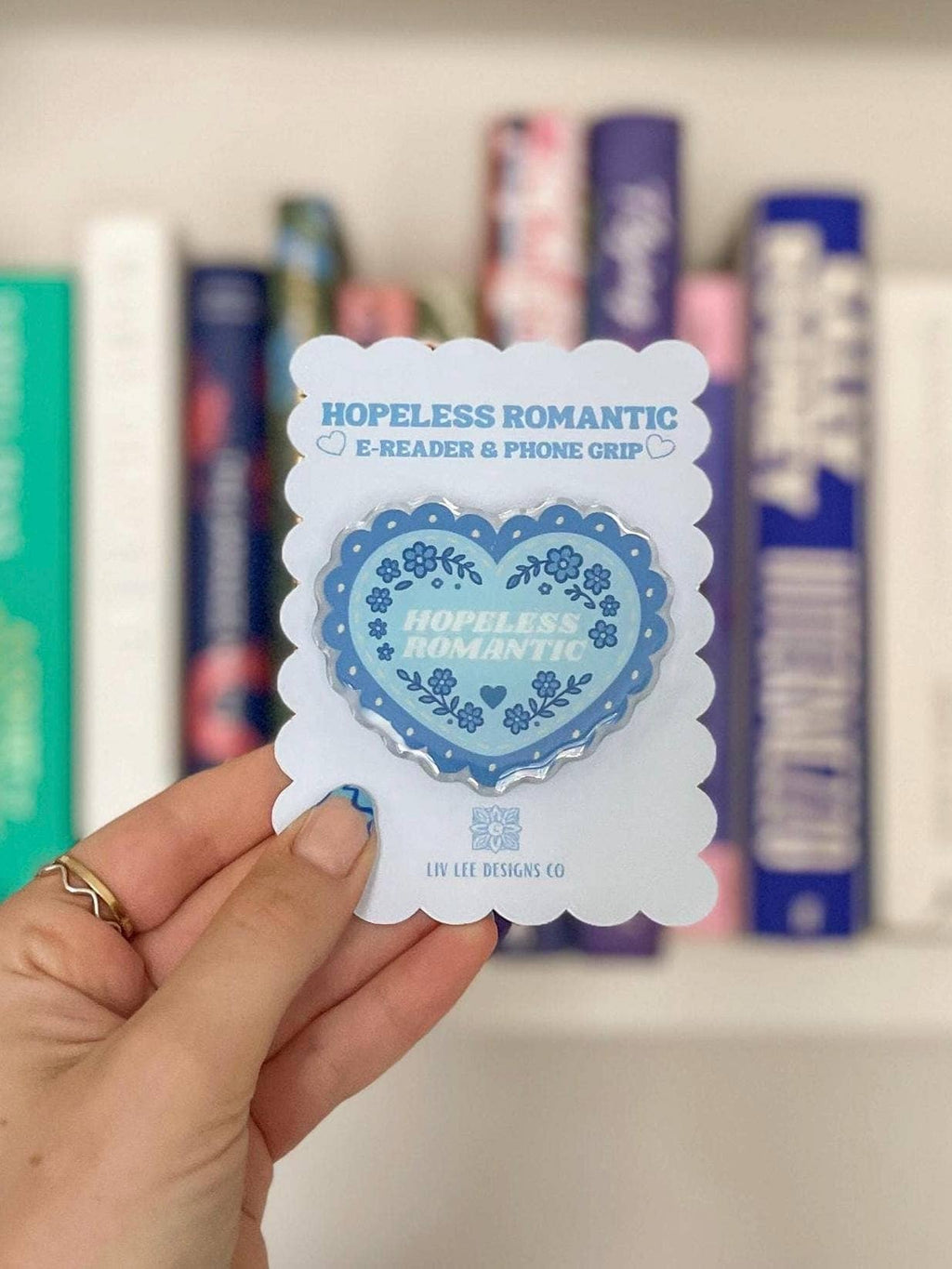 Liv Lee Designs - Hopeless Romantic Kindle & Phone Grip