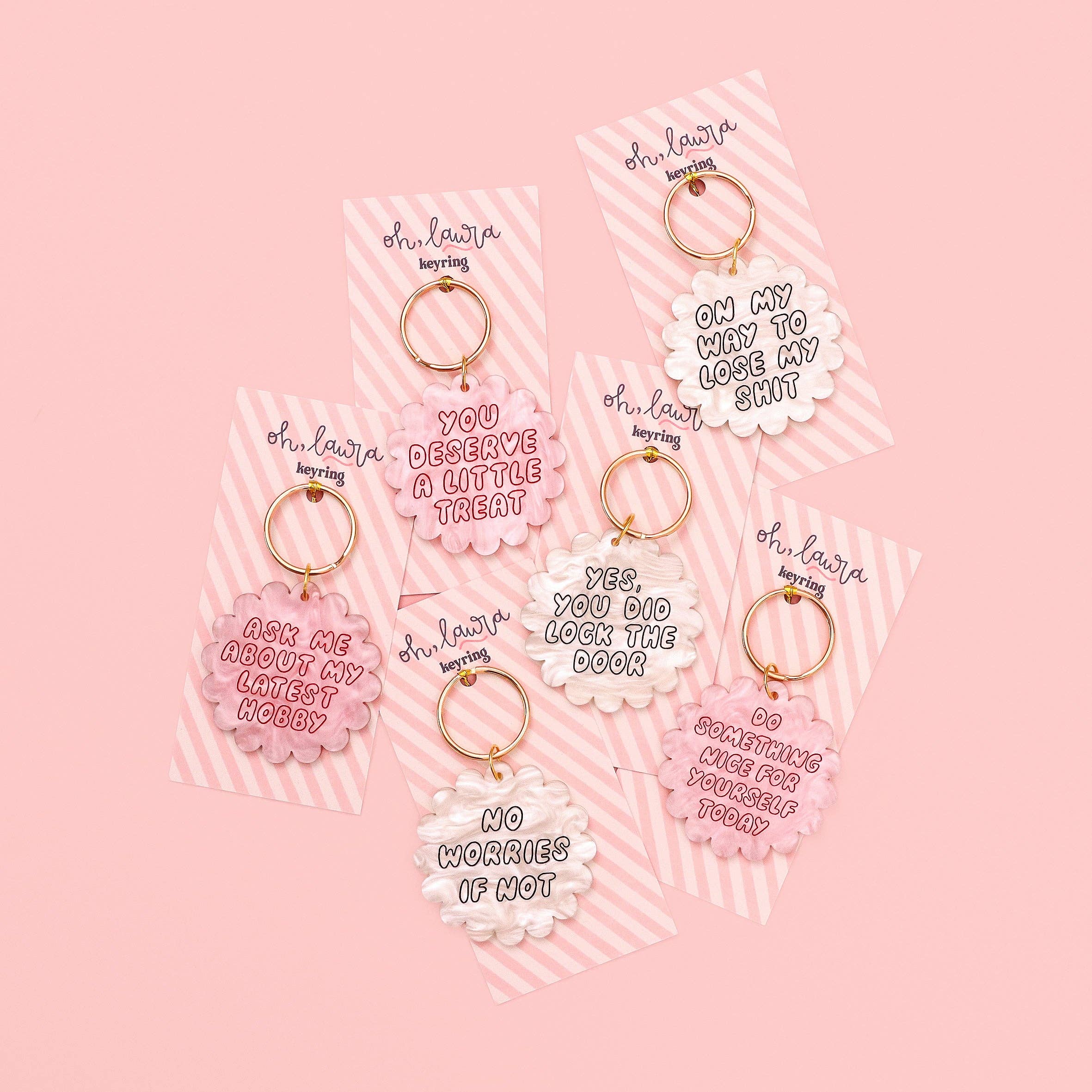 Laura Oh - You Deserve a Little Treat Acrylic Keyring