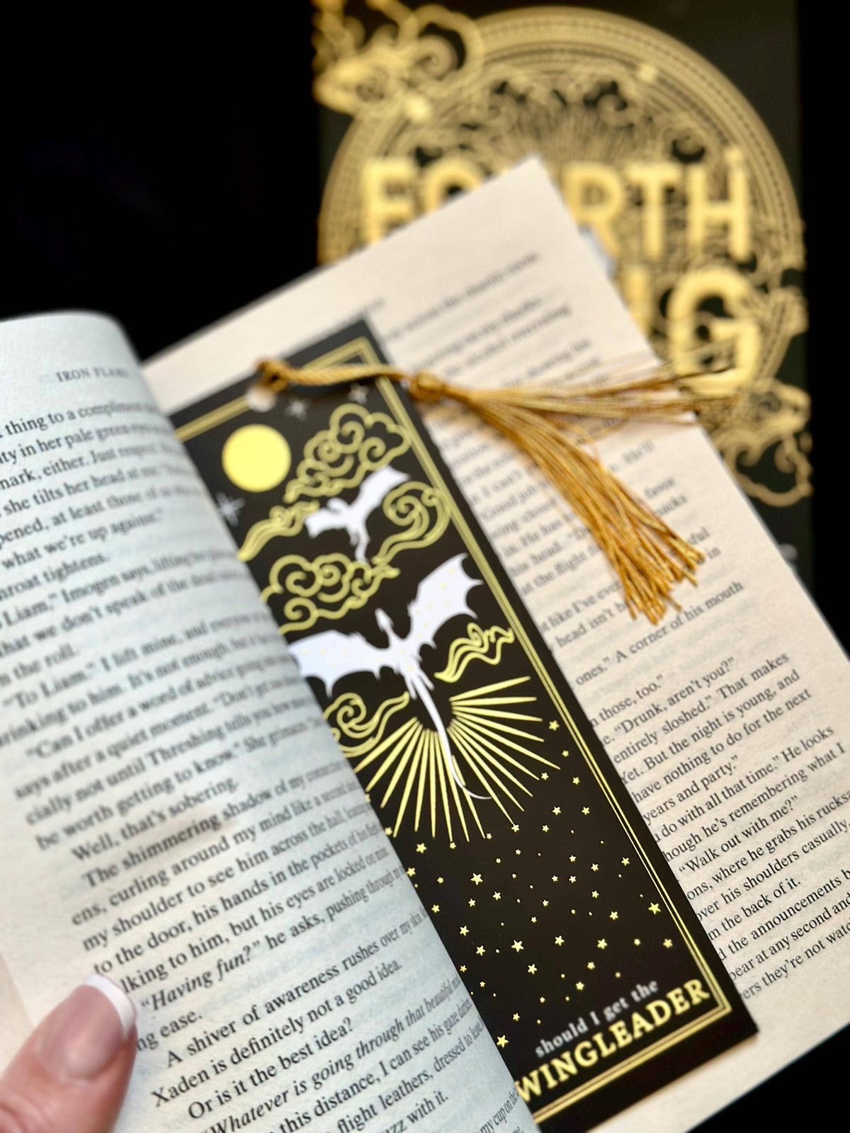 Storm Rider Wingleader Dragon Illustrated Bookmark