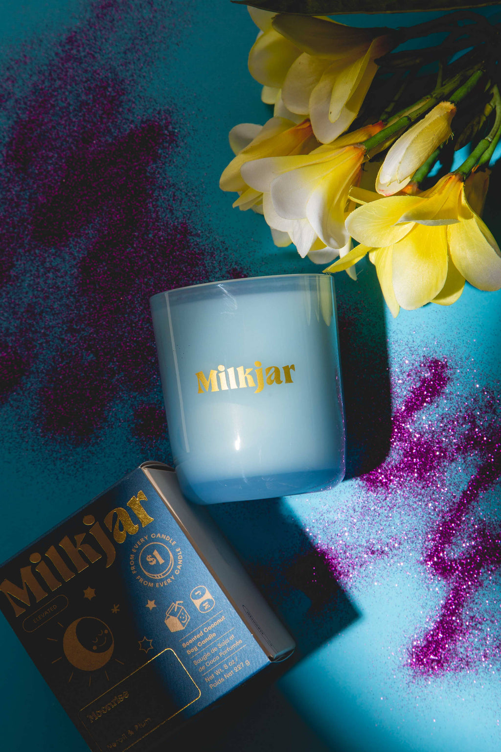 Milk Jar Candle Company - Neroli & Plum Soy Candle