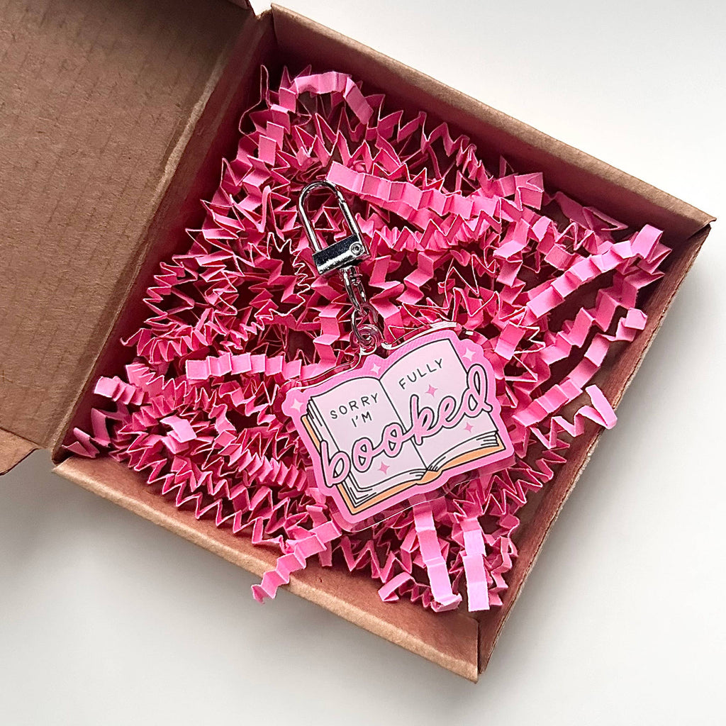 Dolly's Doodles - Fully Booked Keyring