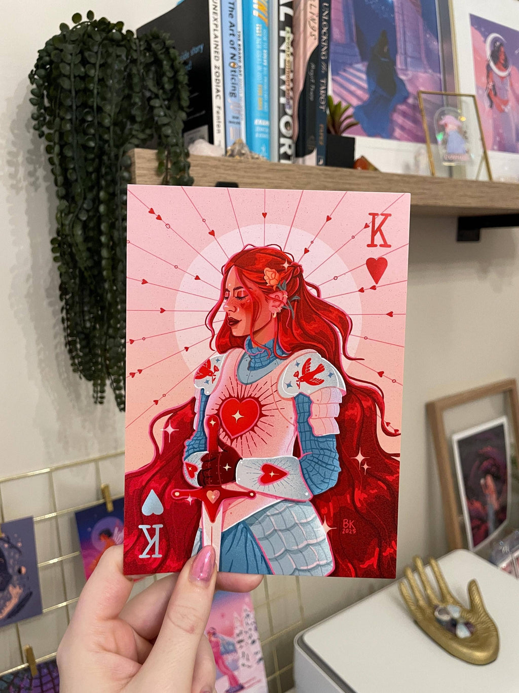 King of Hearts Print