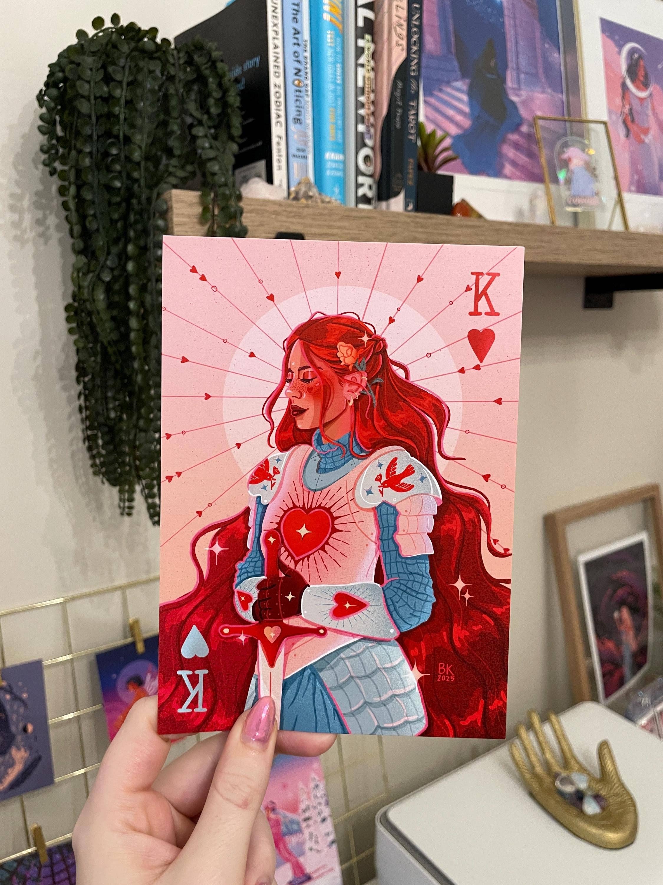 King of Hearts Print
