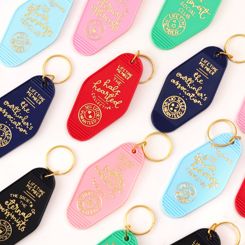 Laura Oh - the pretty average clubhouse keyring