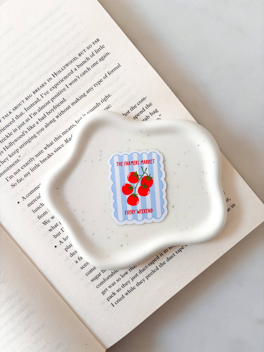 Fleurs on Sunday - Farmers Market Tomatoes Sticker