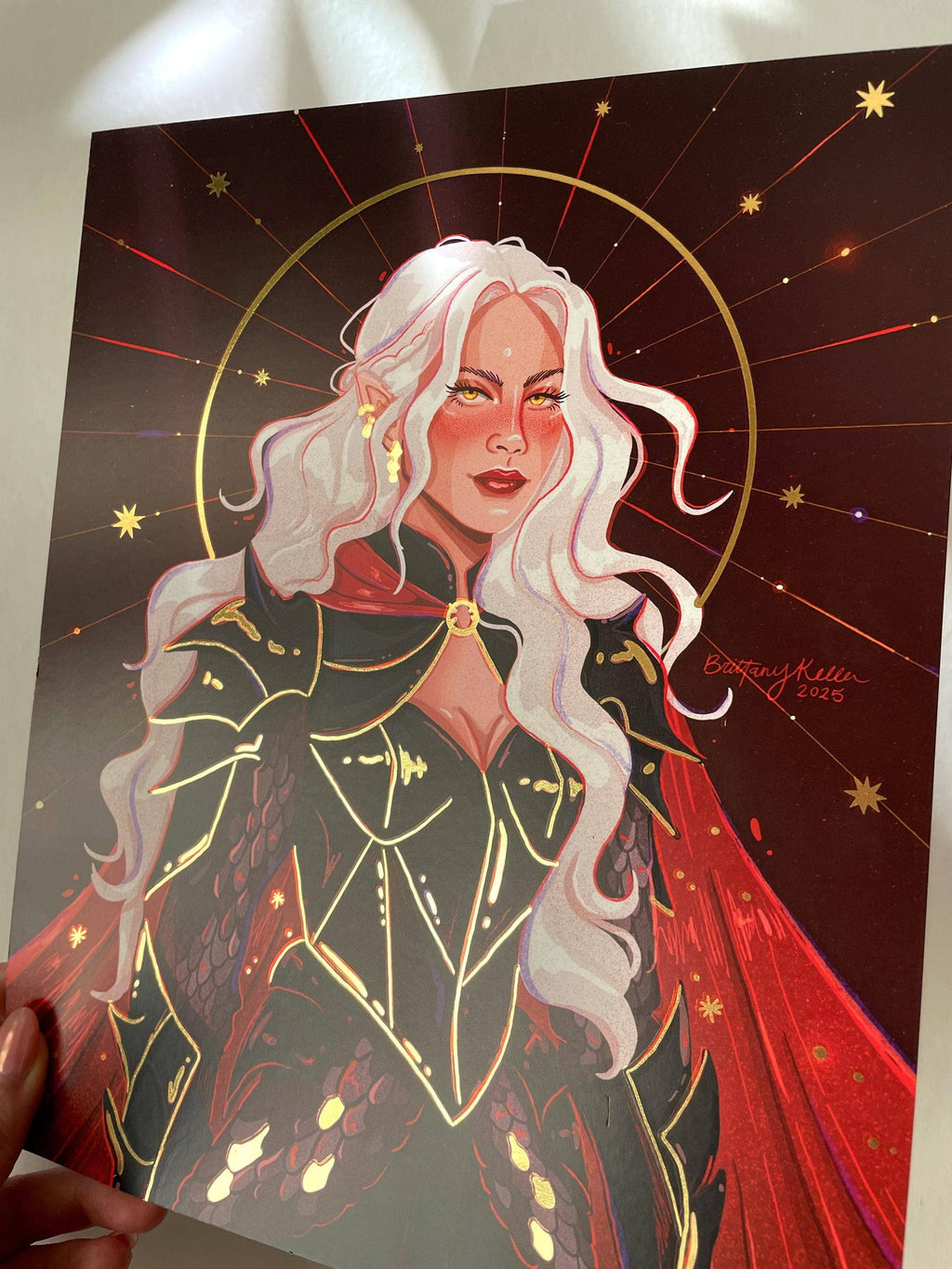 Manon Gold Foil Print