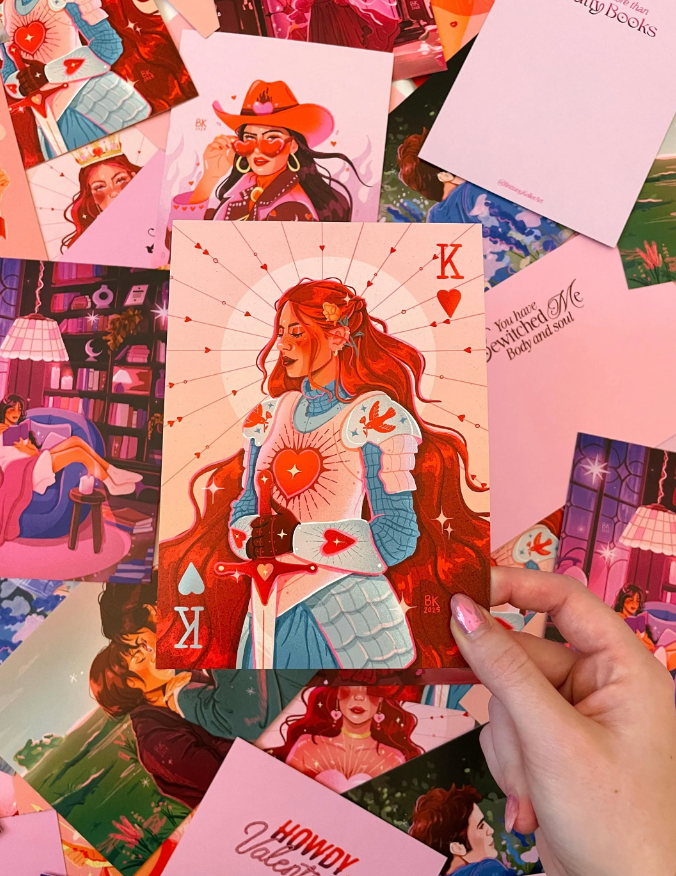 King of Hearts Print