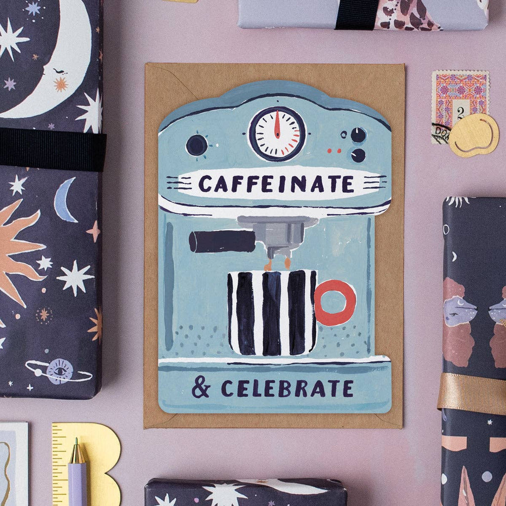 Coffee Machine Birthday Card | Coffee Lover Birthday Cards