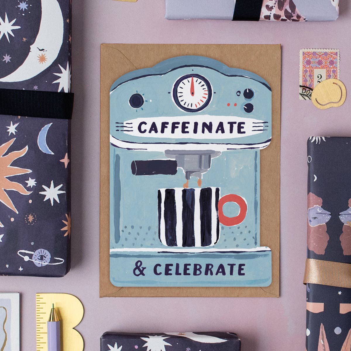 Coffee Machine Birthday Card | Coffee Lover Birthday Cards
