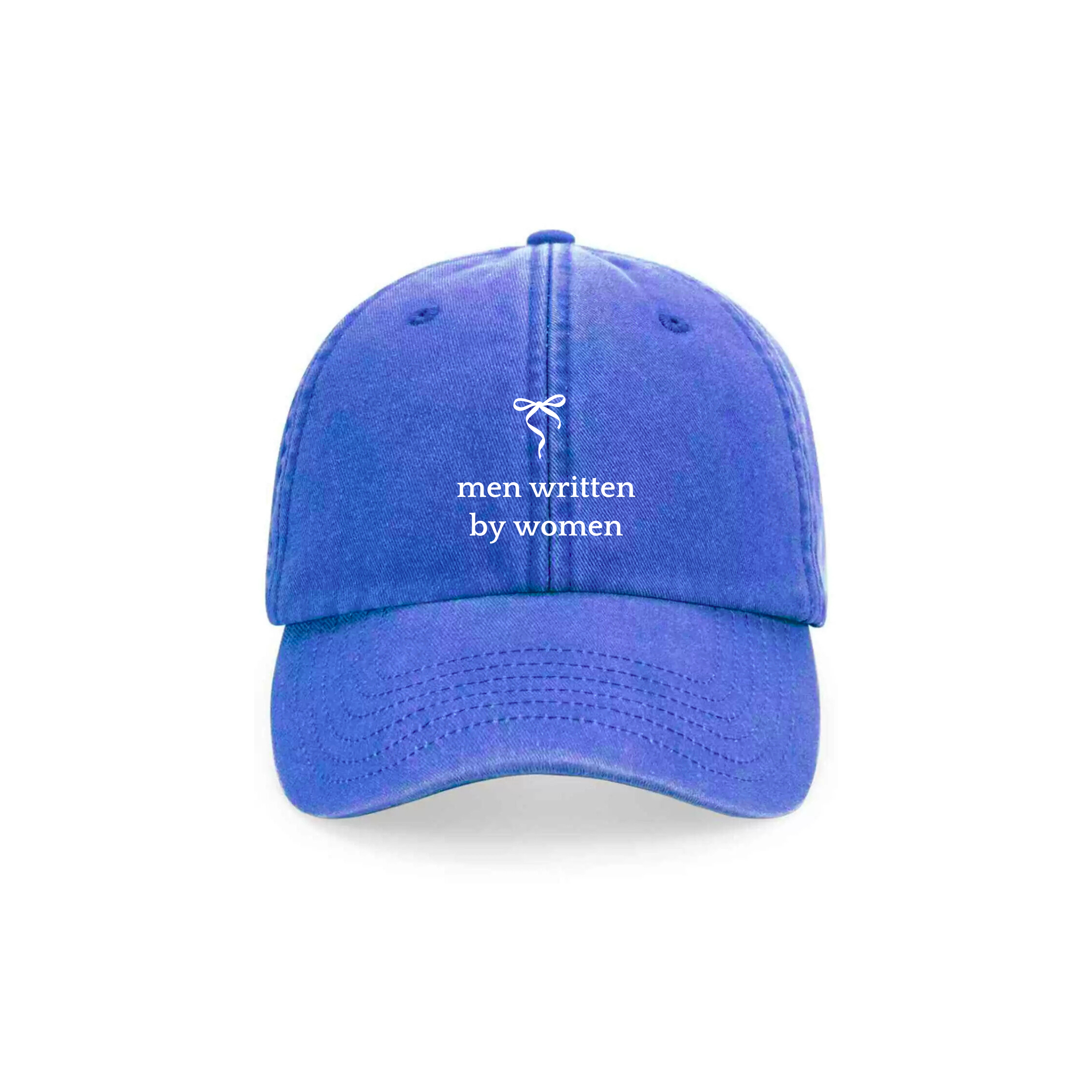Men Written By Women blue cap