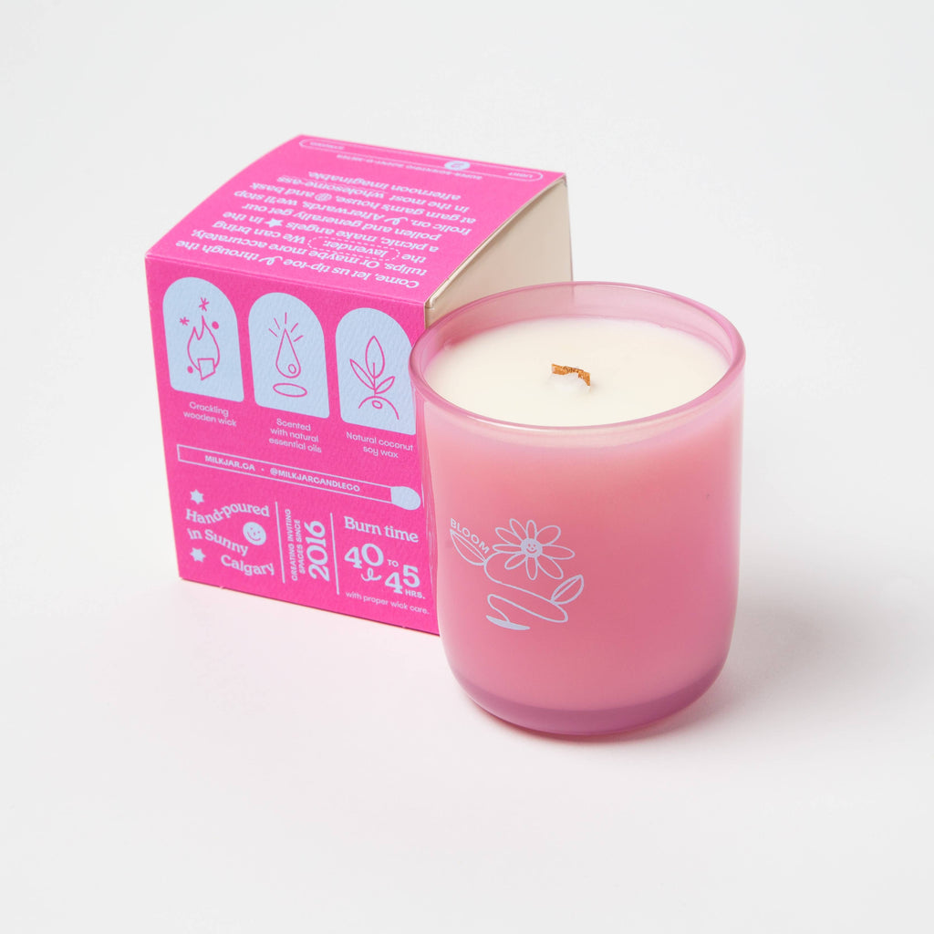 Milk Jar Candle Company - Essential Oil Coconut Soy Candle
