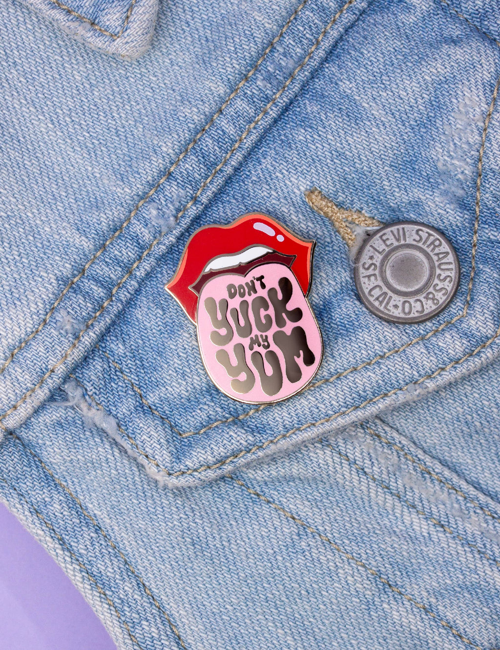 Joanna Behar - Don't Yuck My Yum Enamel Pin