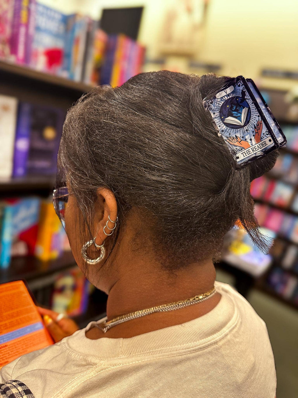 The Reader Tarot Card Hair Claw Clip