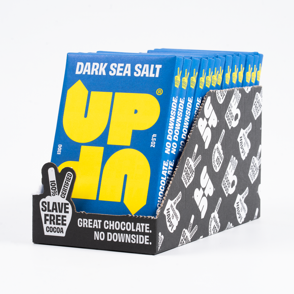 UP-UP - Dark Sea Salt Chocolate Bar - 120g