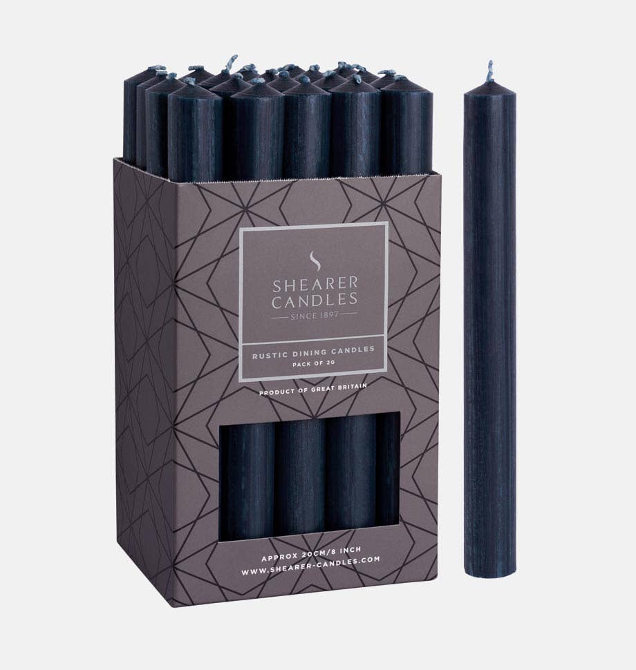 Shearer Candles - Navy 8 inch Dinner Candles