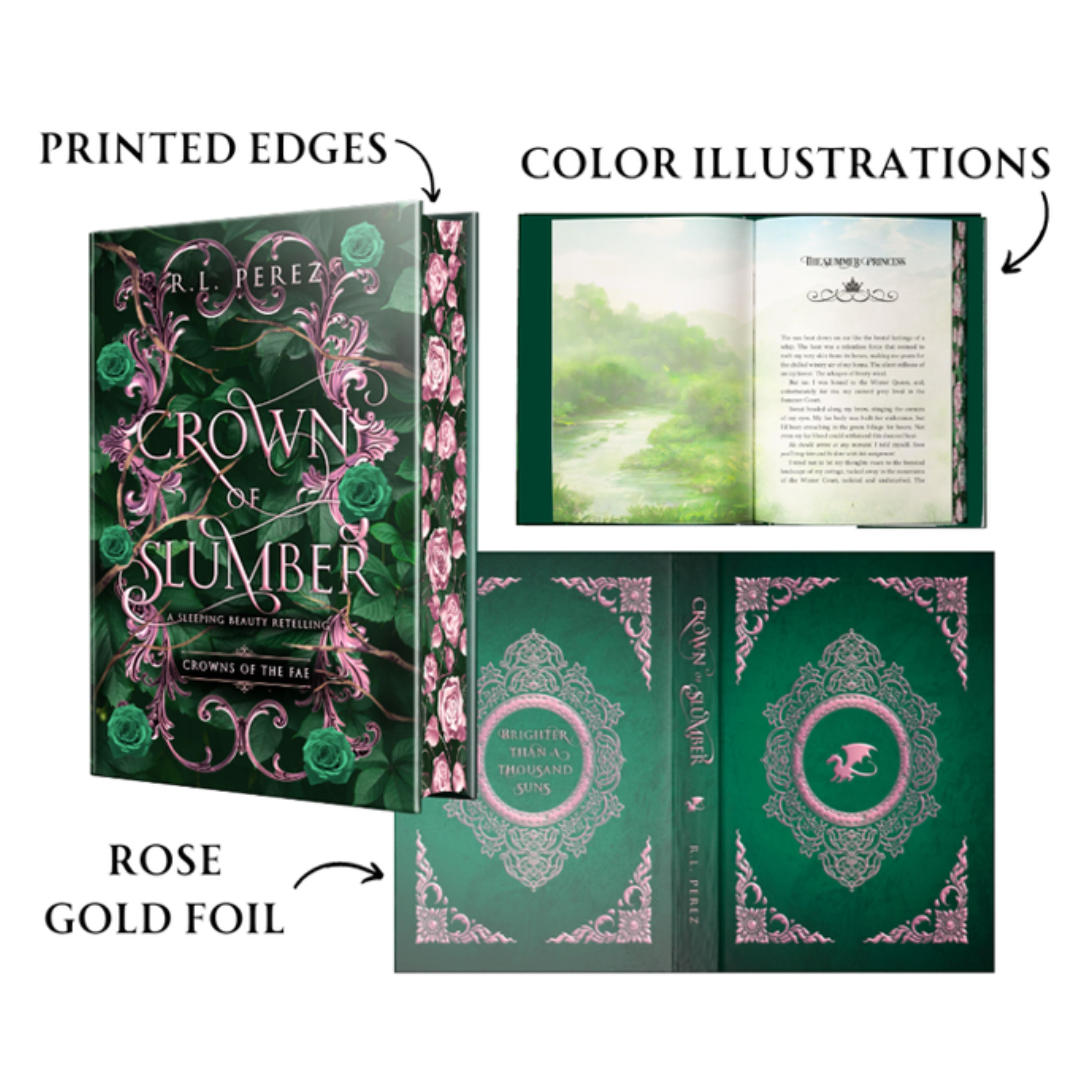 Crown of Slumber by R.L. Perez (imported special edition) Princess re-telling