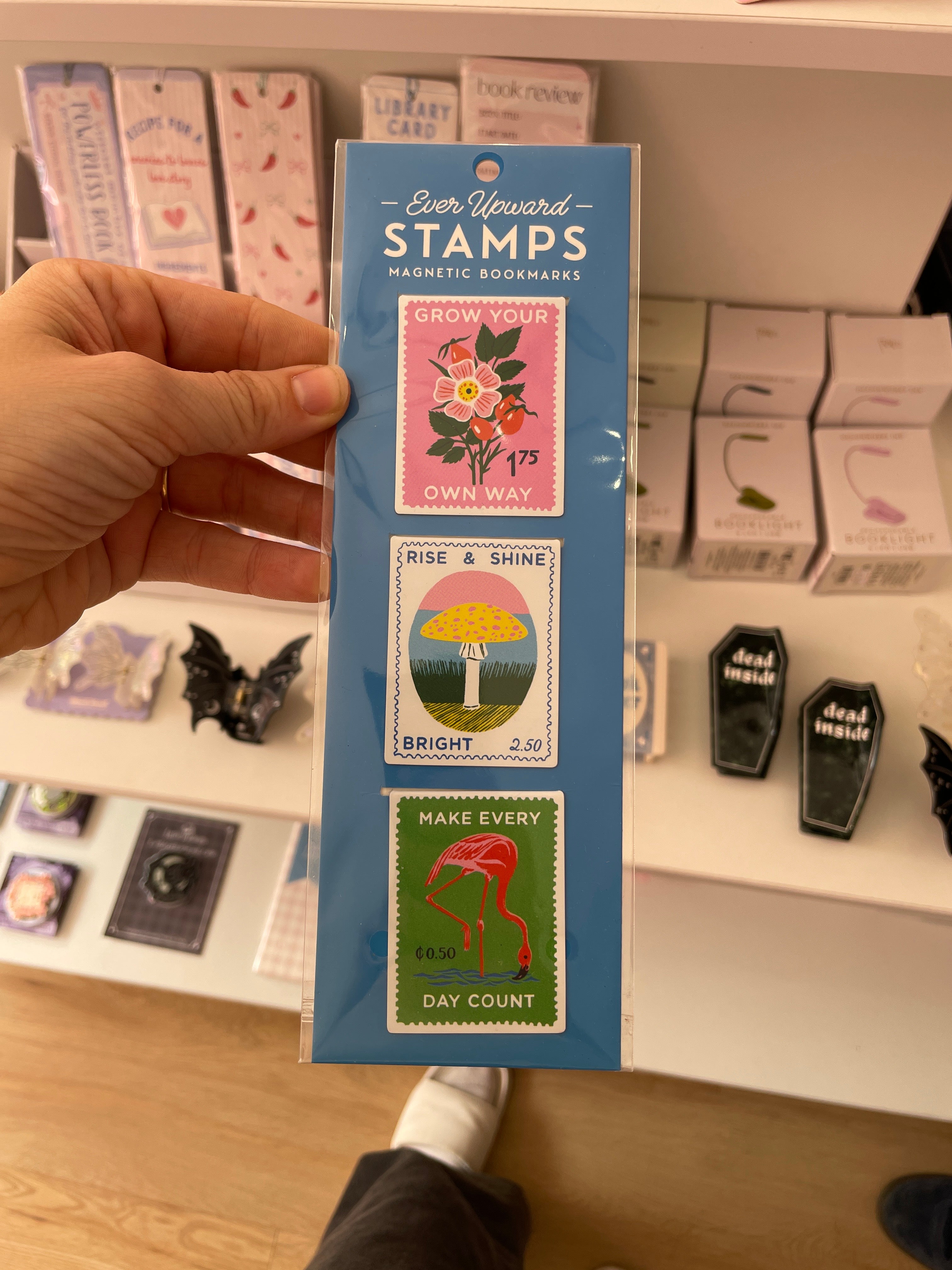 Ever Upward Magnetic Bookmark stamps