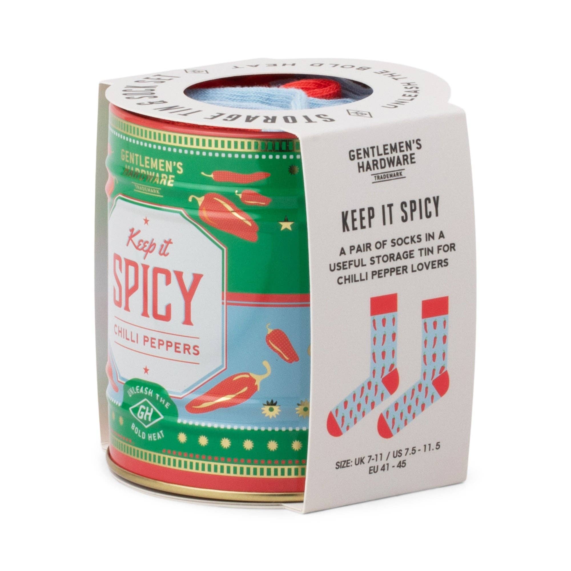 Socks in a Can - spicy Chillies
