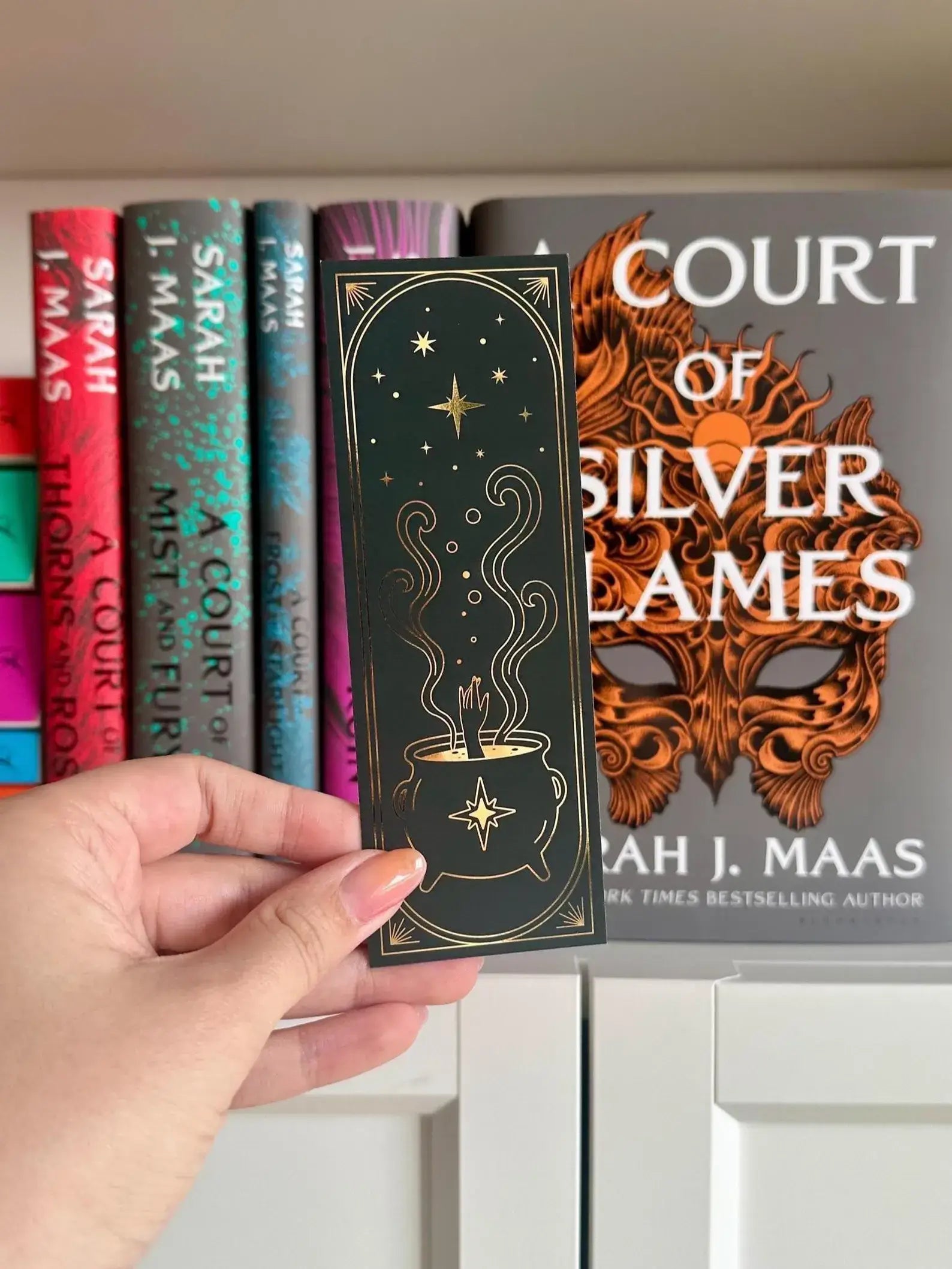 Gold Foiled A Court Of Mist and Fury ACOTAR Bookmark