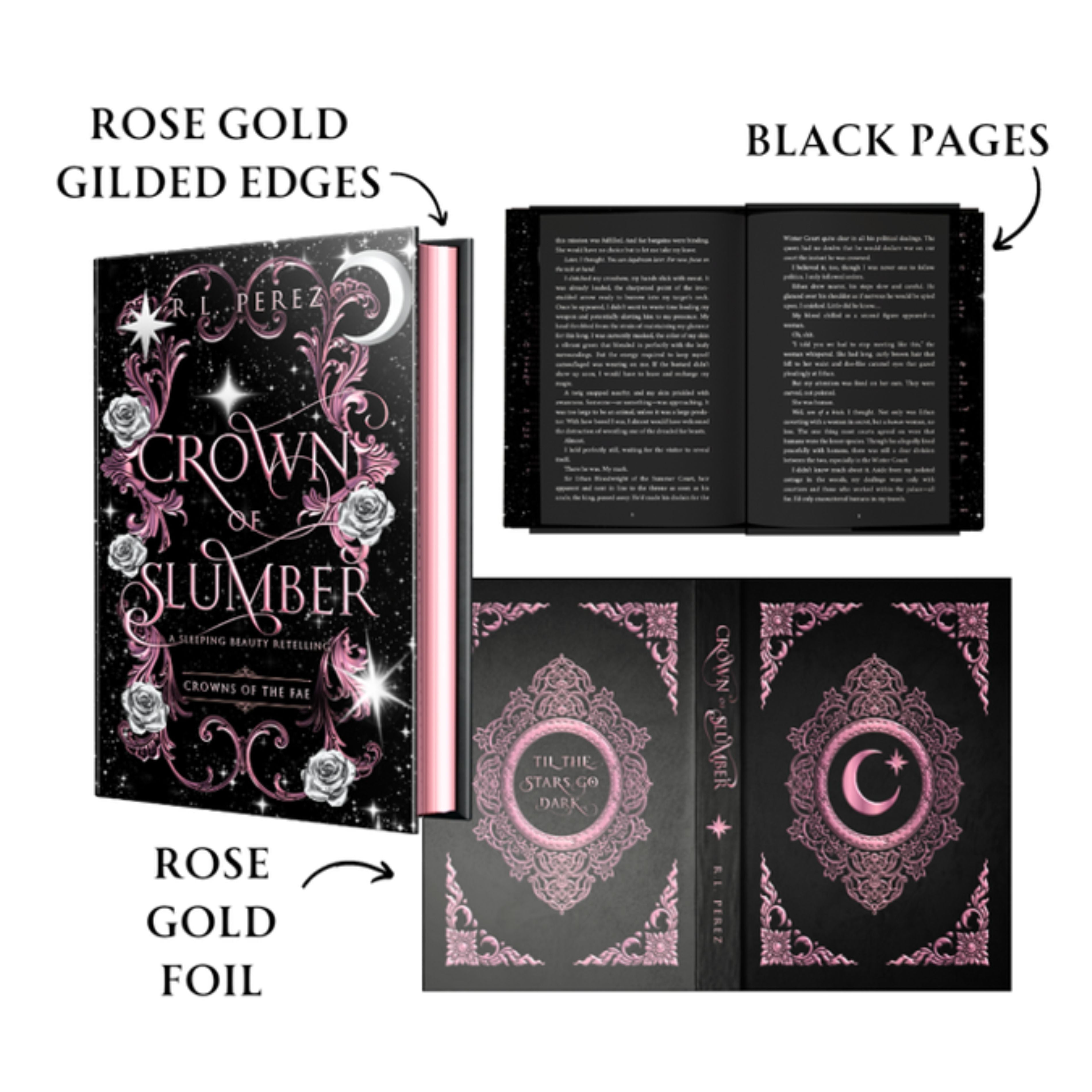 Crown of Slumber by R.L. Perez (imported special edition) Princess re-telling