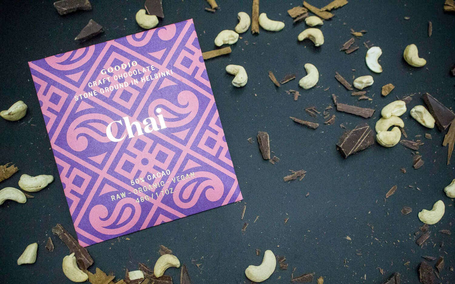 Goodio Chocolate - Chai Chocolate 50%