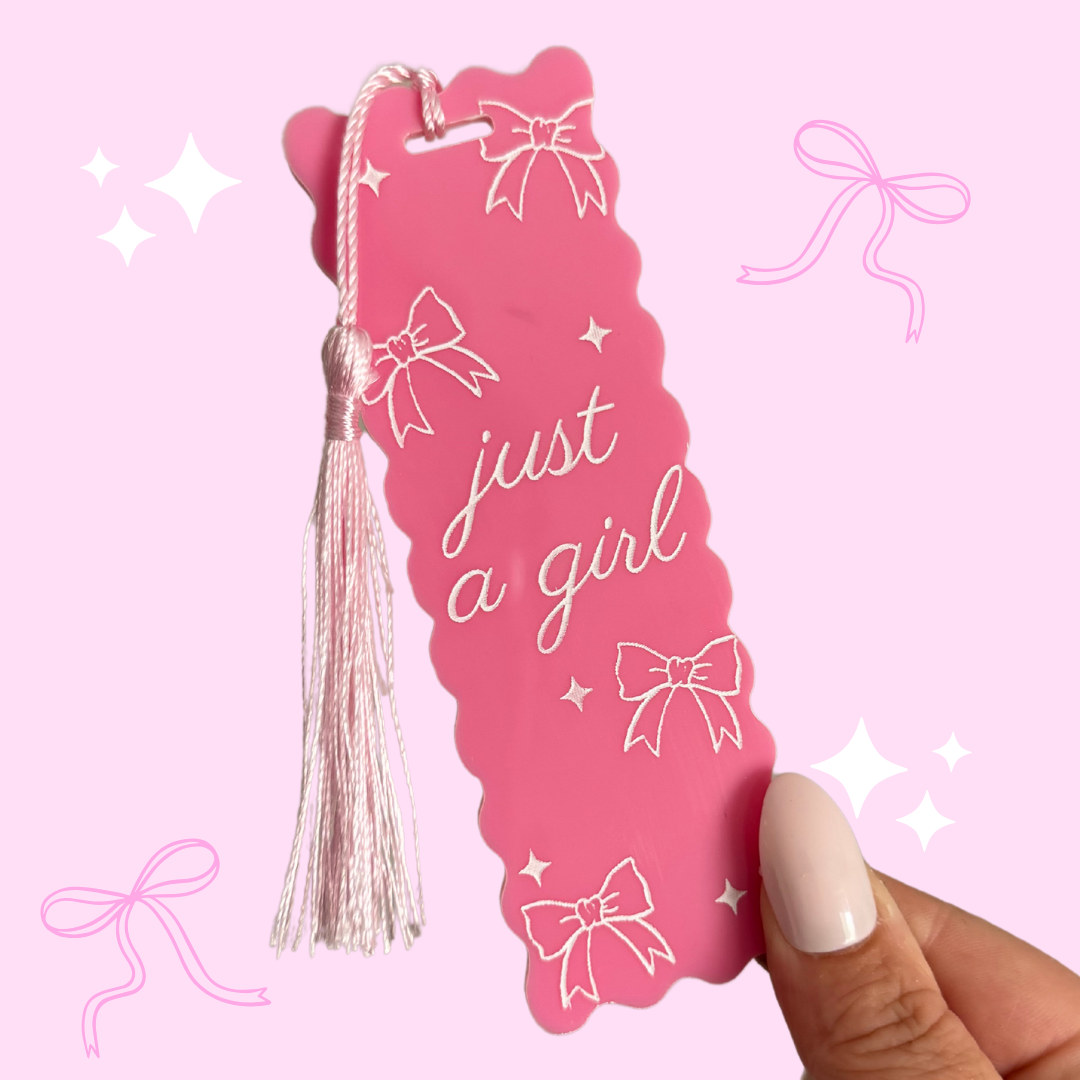 Honey Blue Lane - Just a Girl Bookmark
