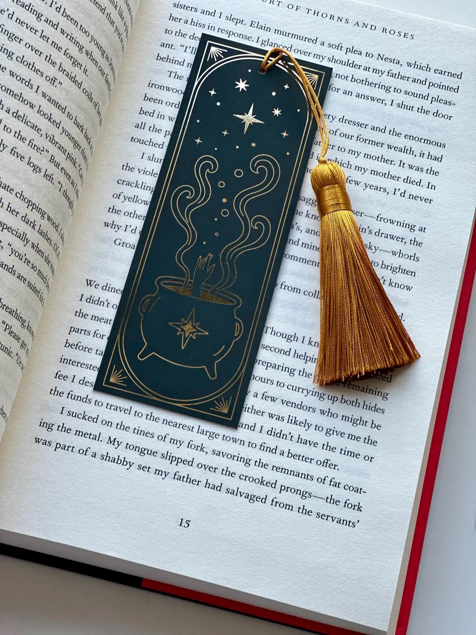 Gold Foiled A Court Of Mist and Fury ACOTAR Bookmark