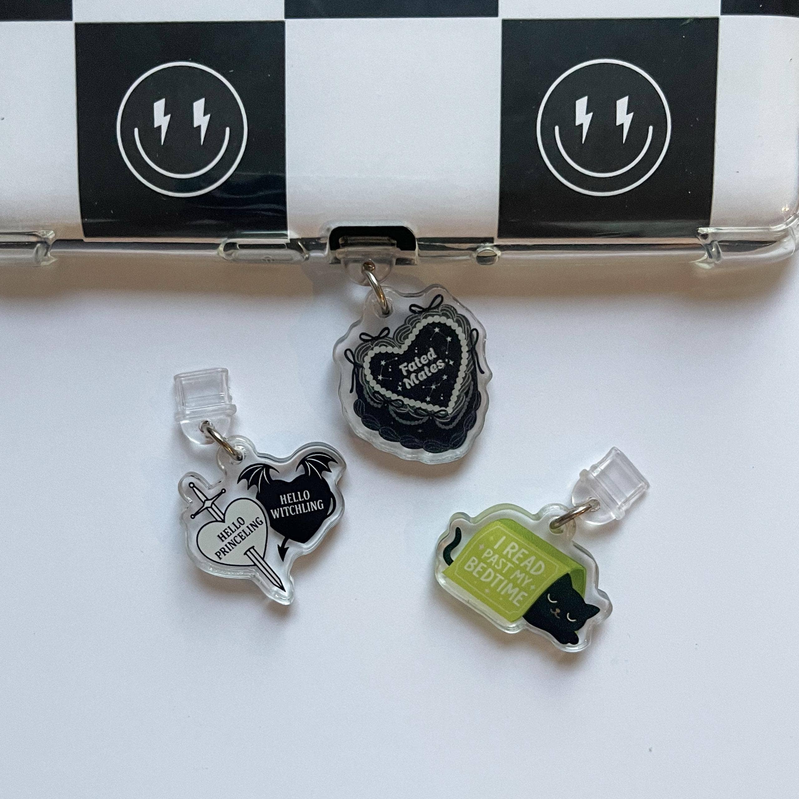 Liv Lee Designs - Fated Mates Kindle Charm | Gothic Cake Romantasy Dust Plug