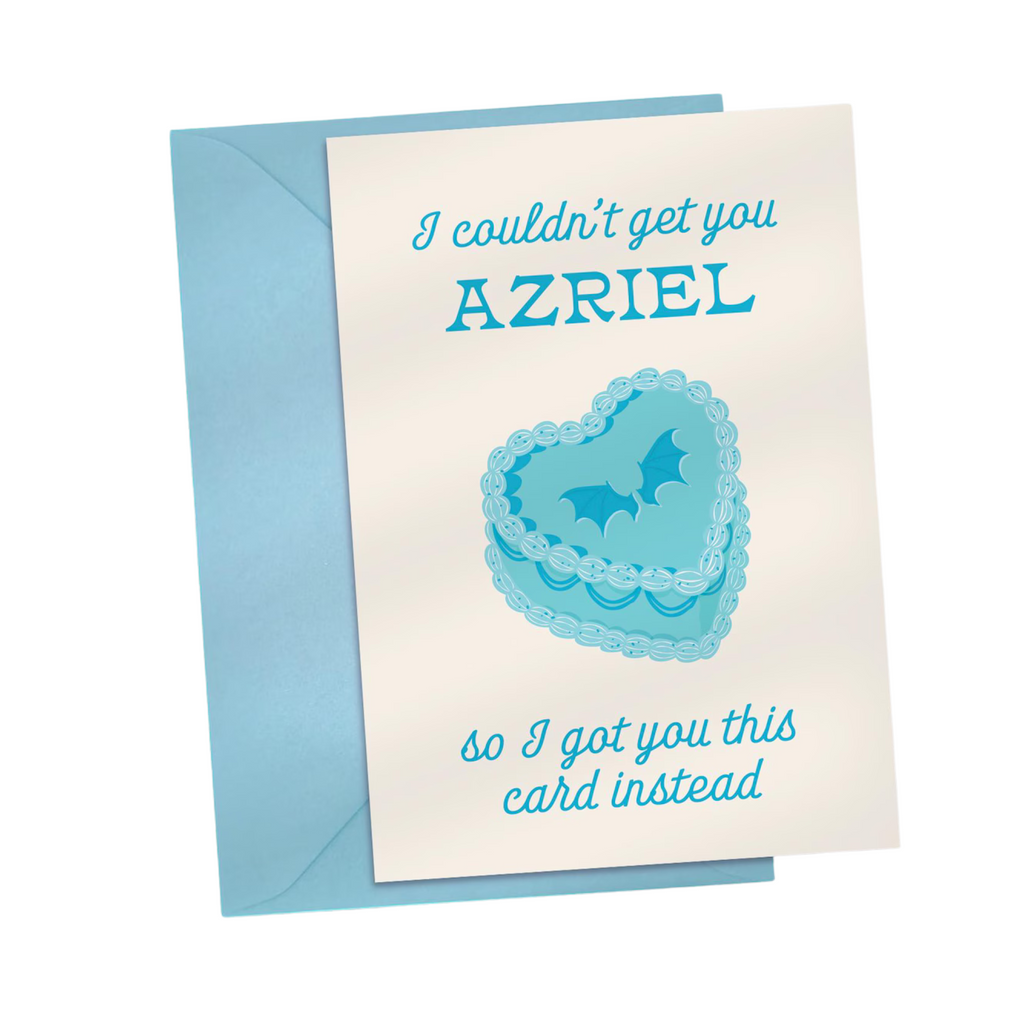 ACOTAR Azriel birthday greeting card