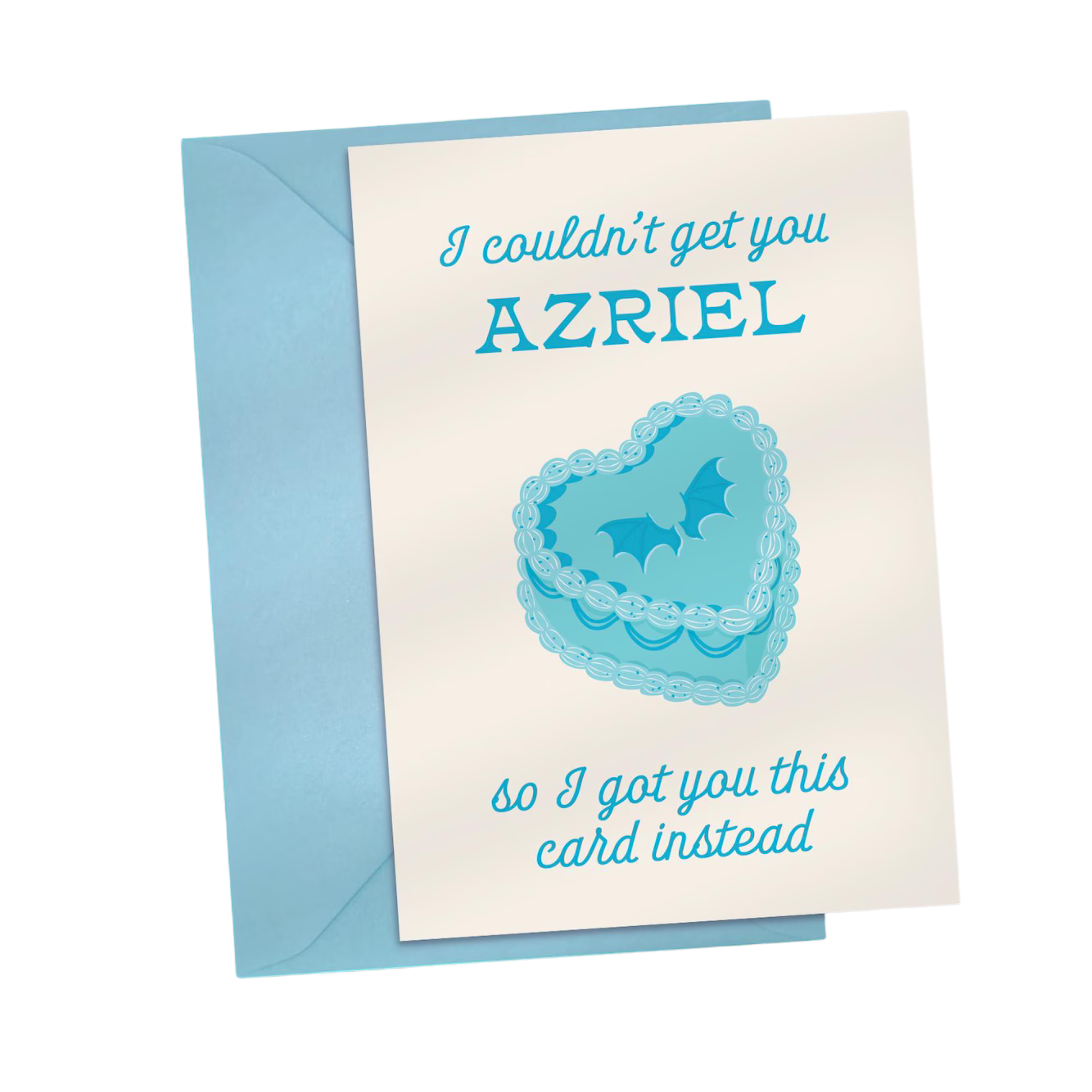 ACOTAR Azriel birthday greeting card