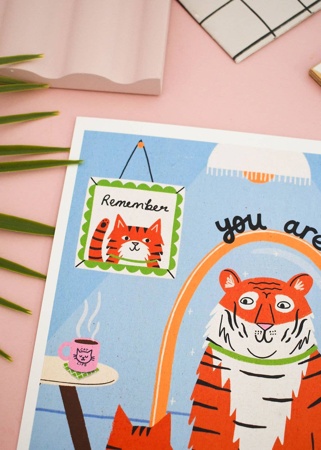 Nat ElIis Illustration - You Are Fierce A4 Art Print